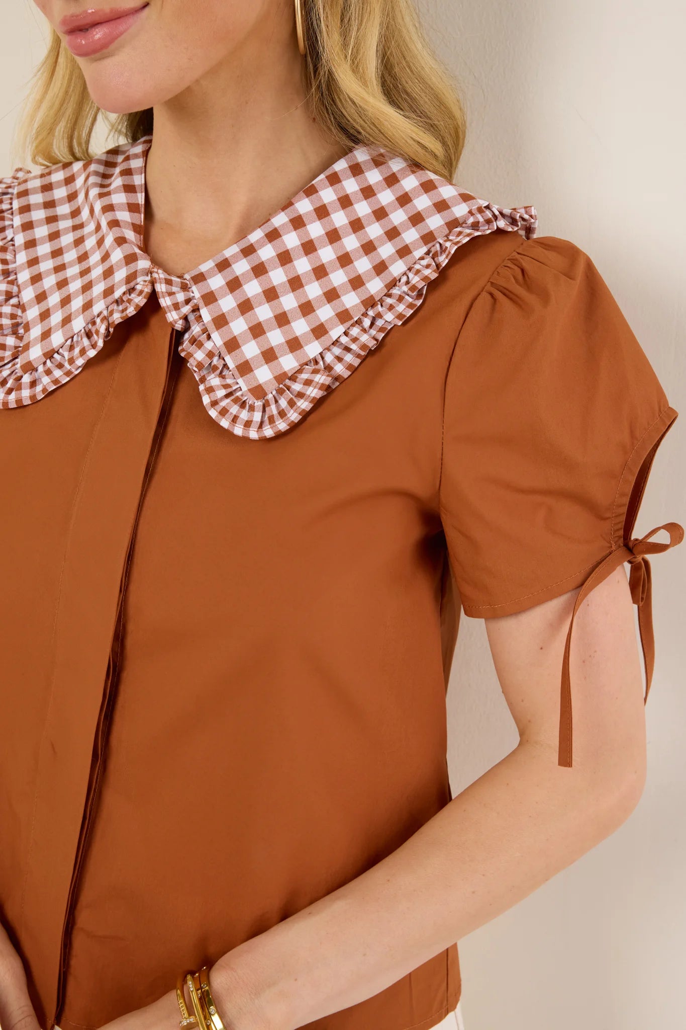 Quinn Top- Rust