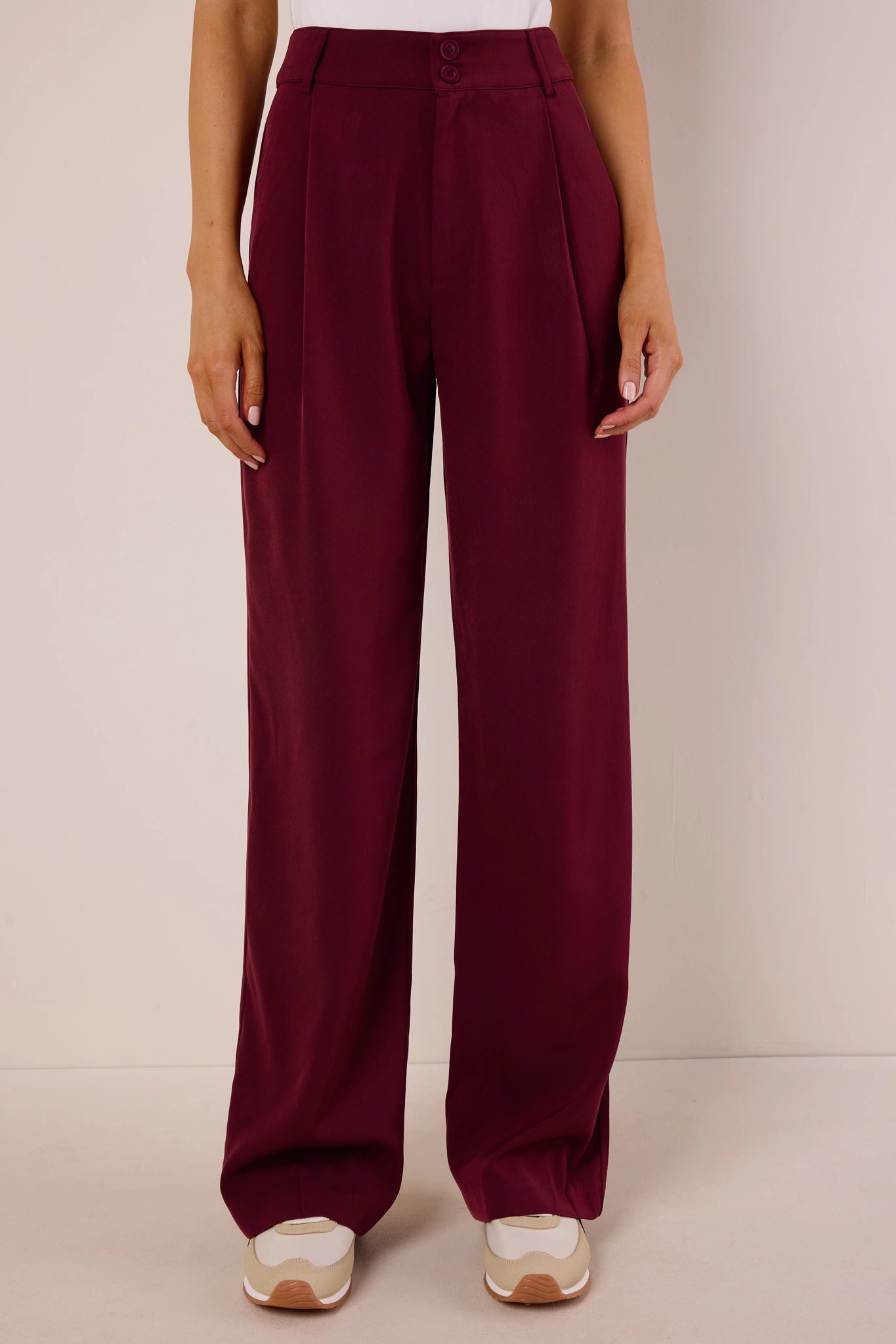 Antoinette Pants- Burgundy