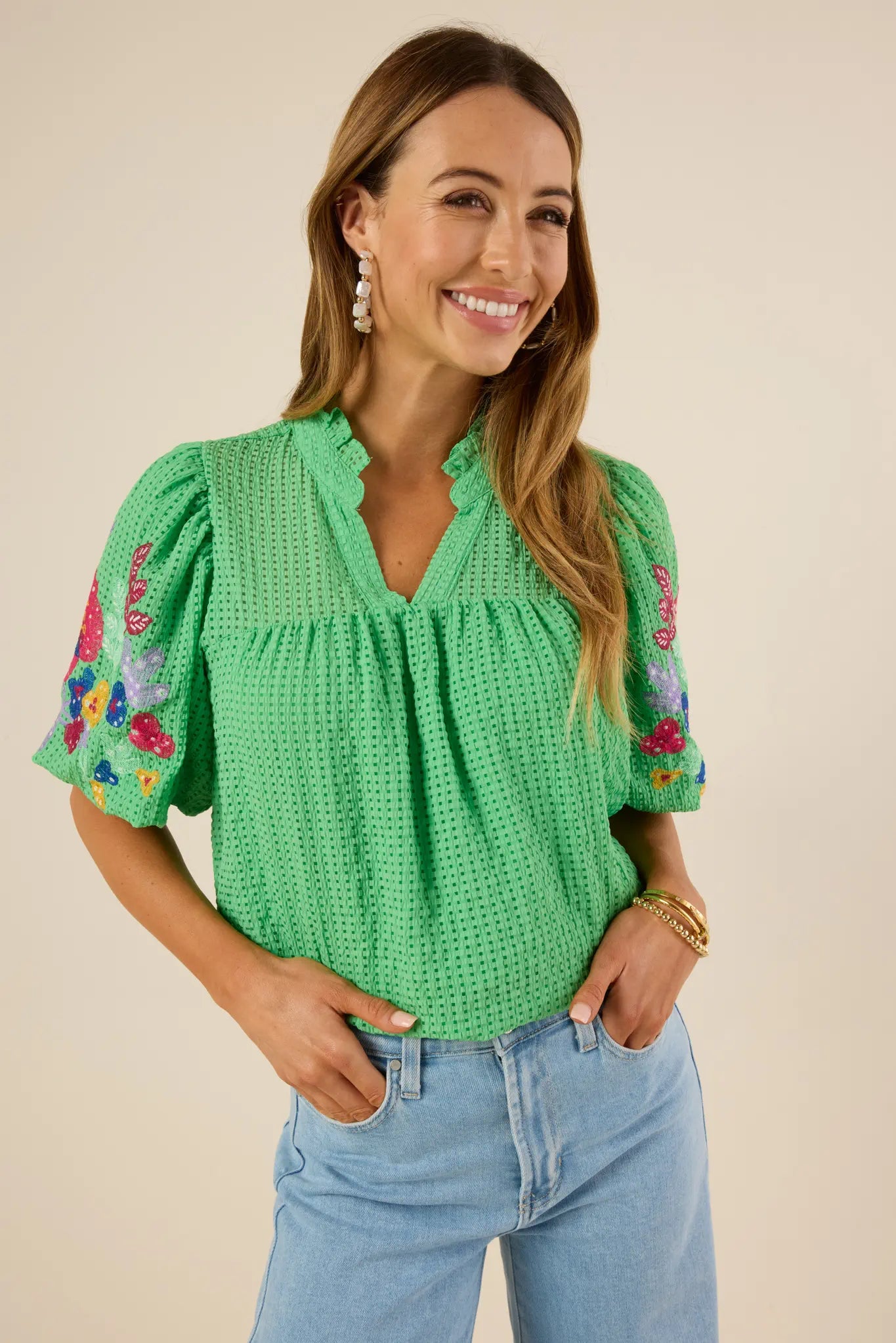 Amelia Top- Green