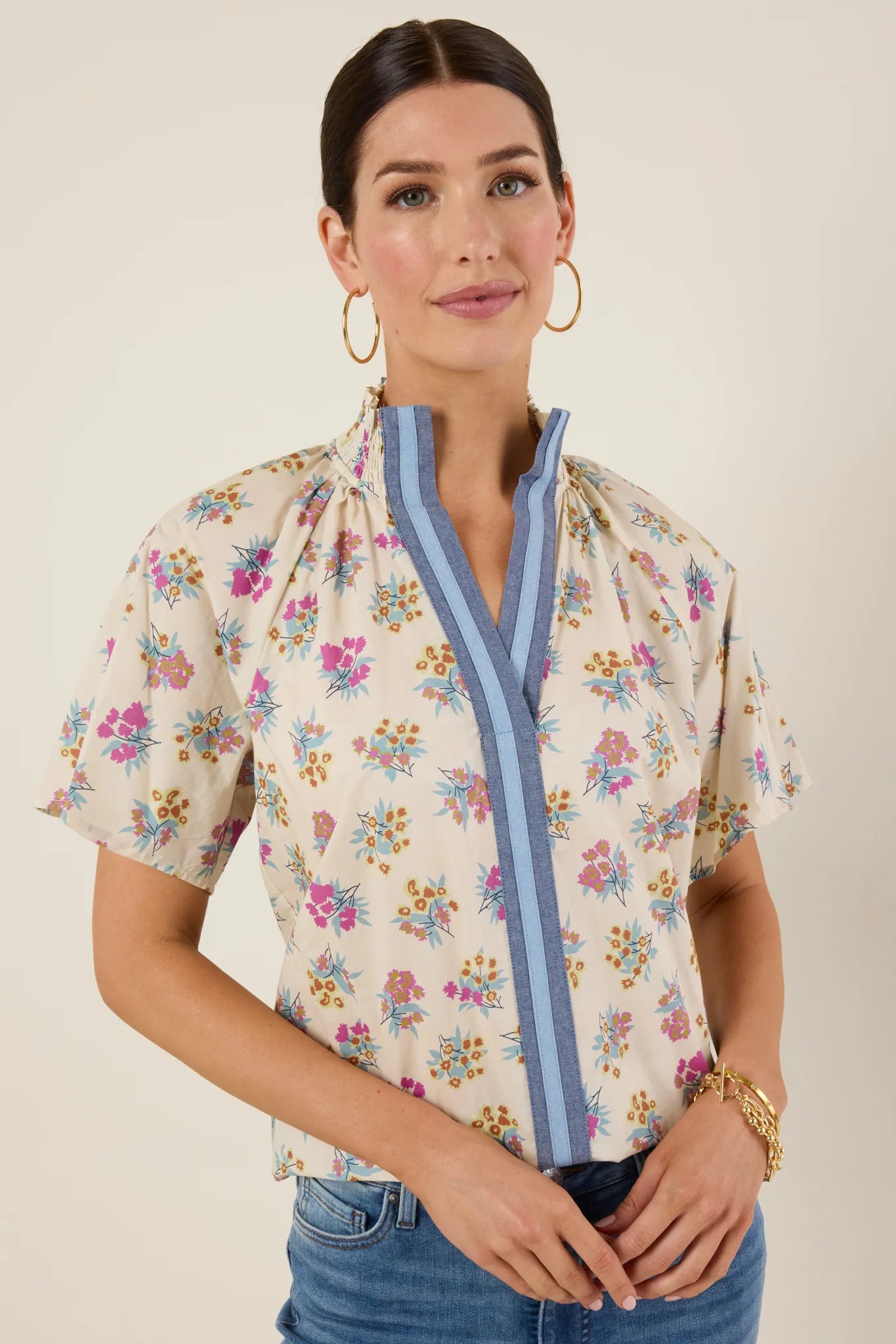 Macey Top- Cream