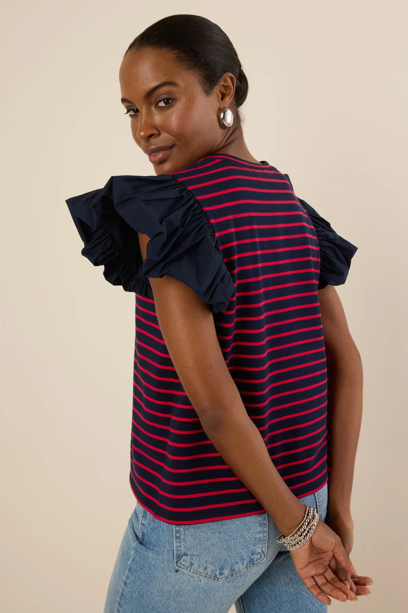 Aubrey Top- Navy