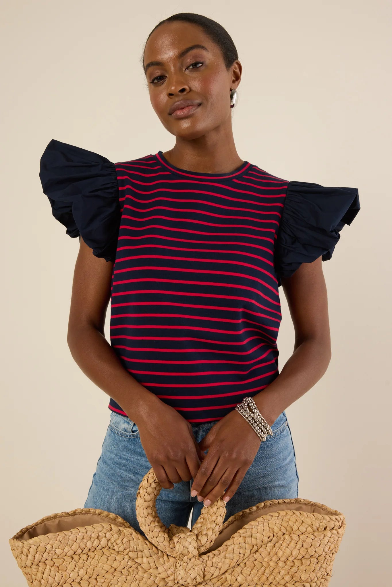Aubrey Top- Navy