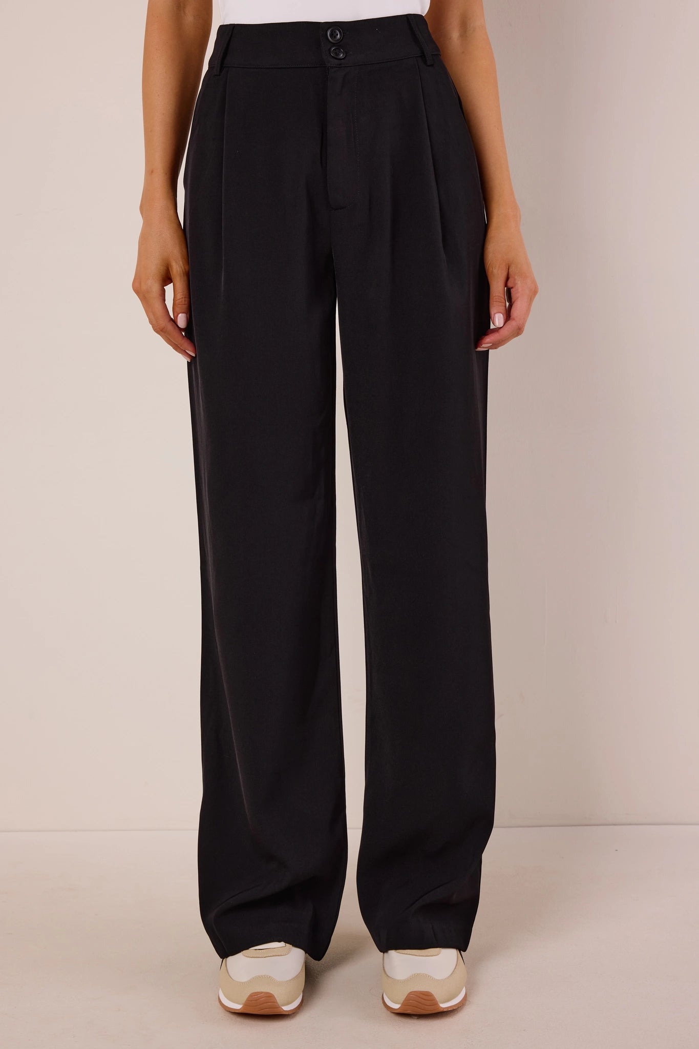 Antoinette Black Wide Leg Pants