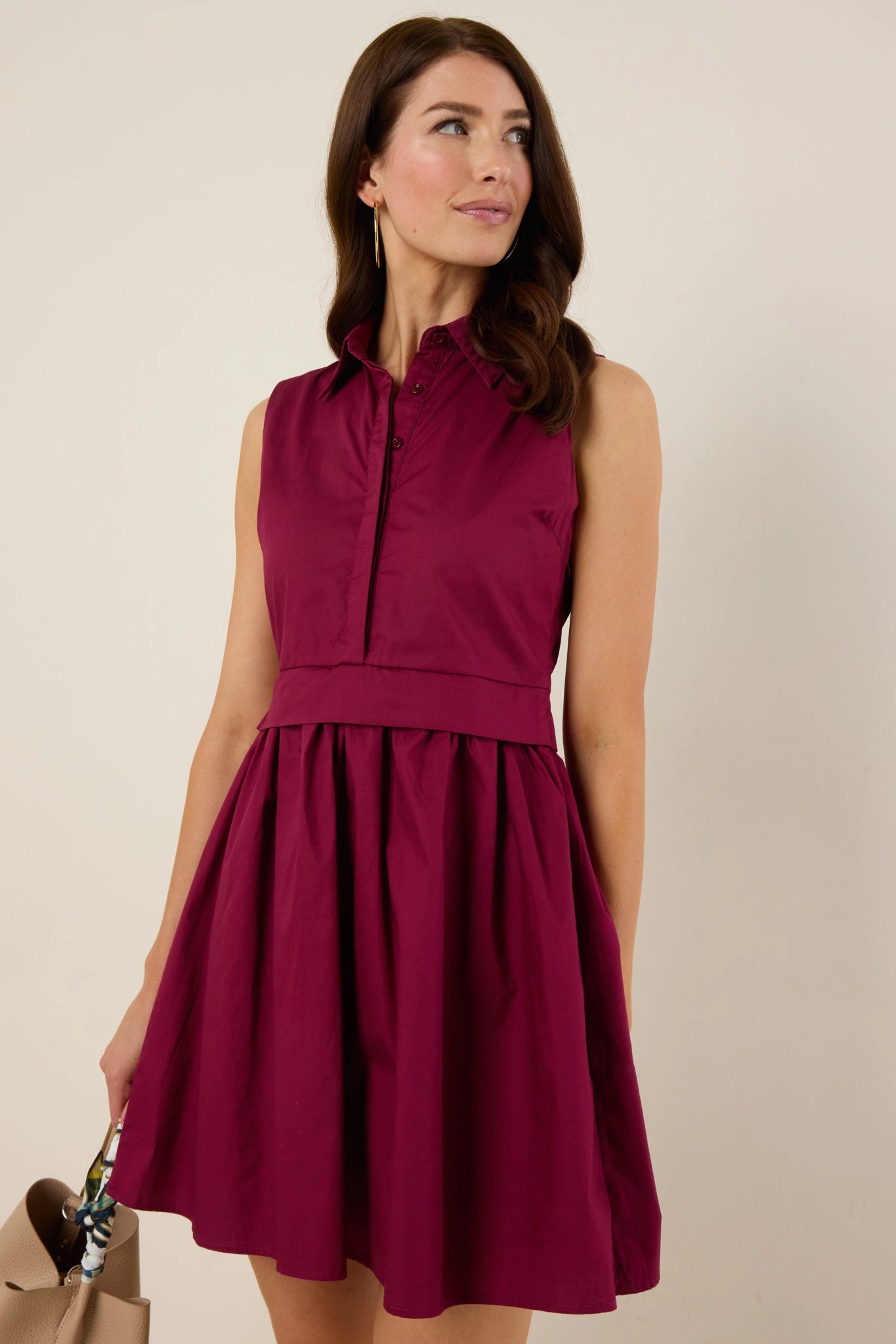 Tilley Dress- Maroon