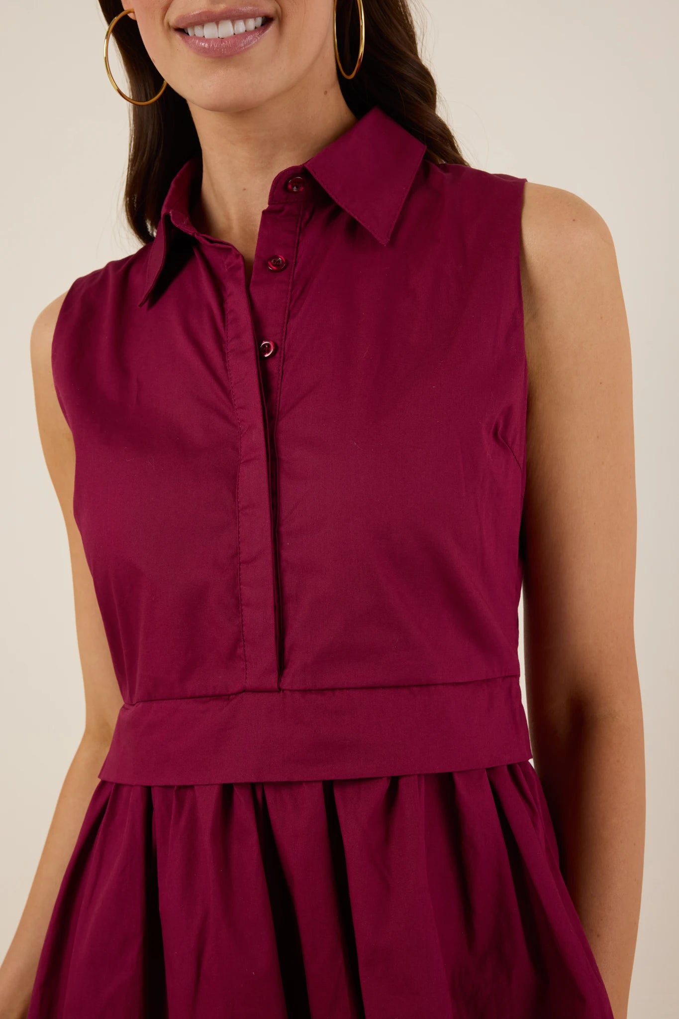 Tilley Dress- Maroon