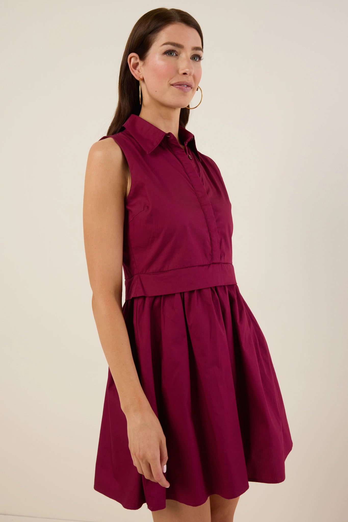 Tilley Dress- Maroon