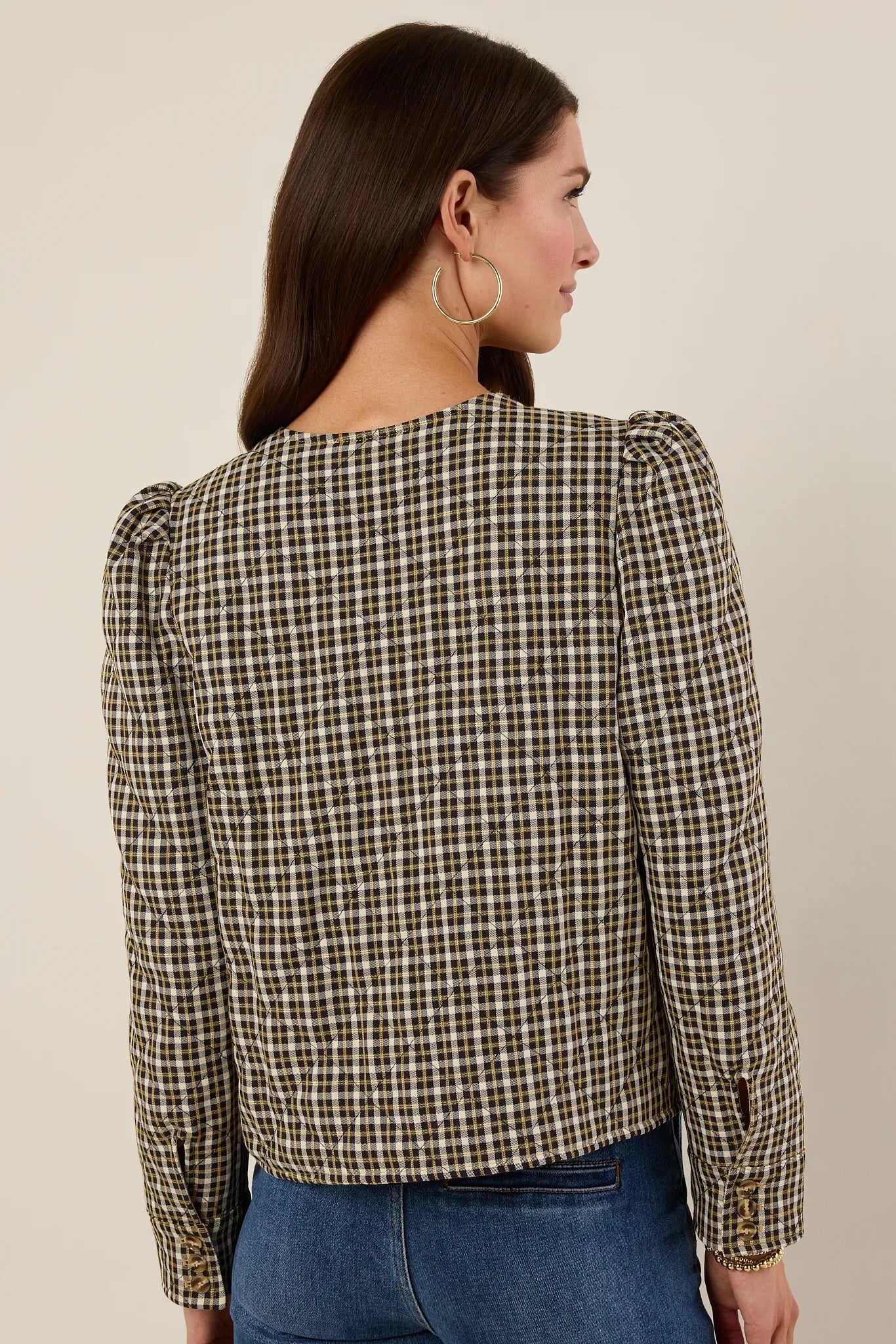 Posie Plaid Quilted Jacket