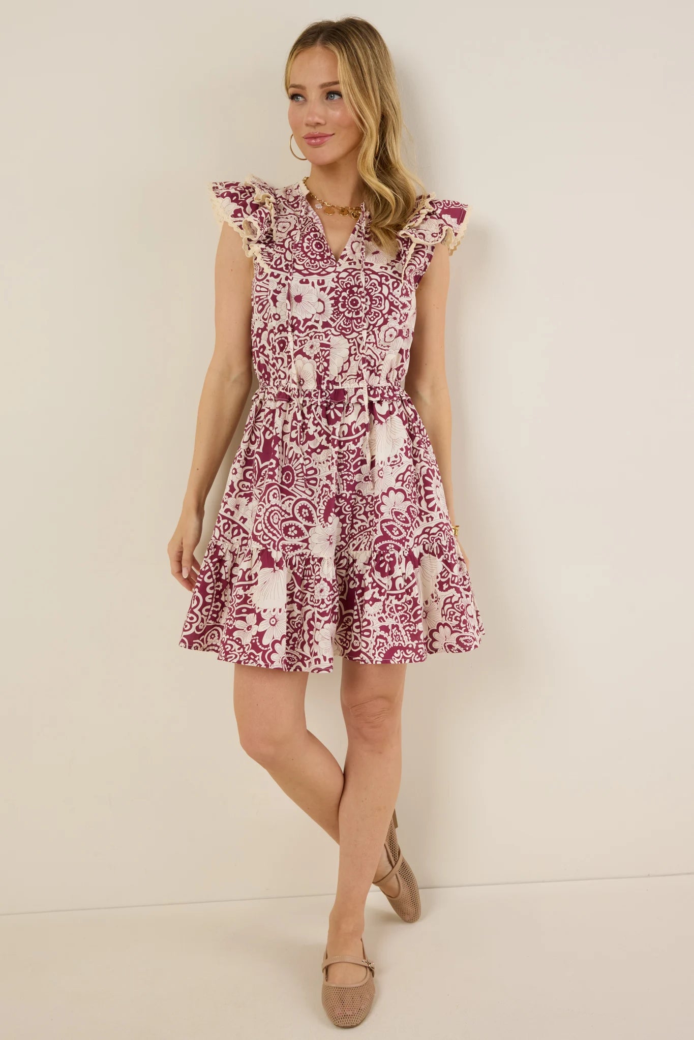 Maren Dress- Plum