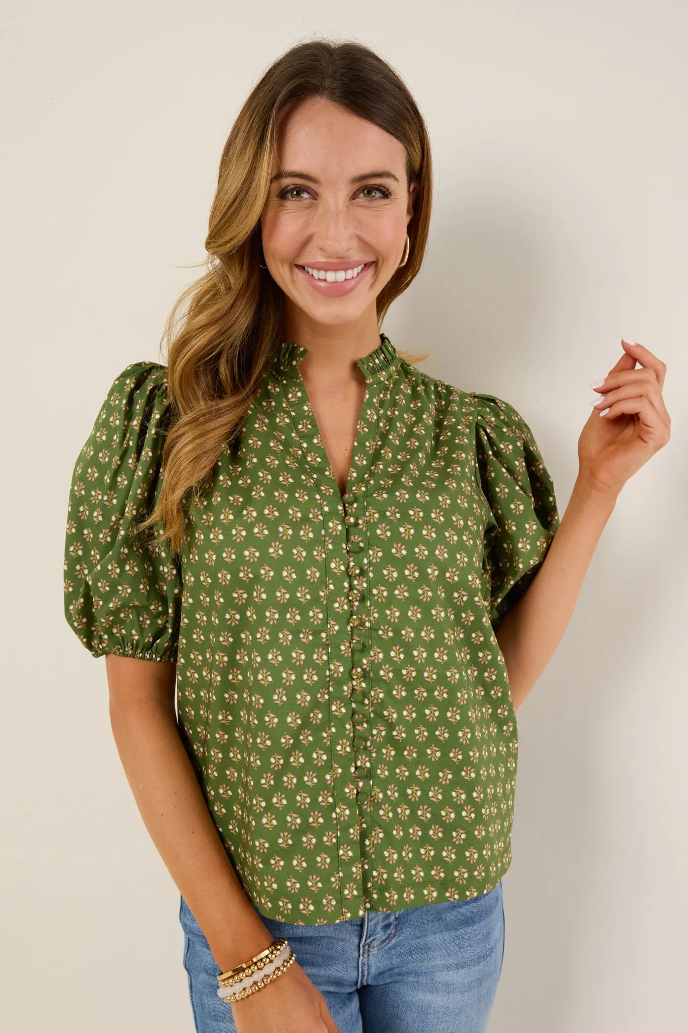 Marla Top- Olive