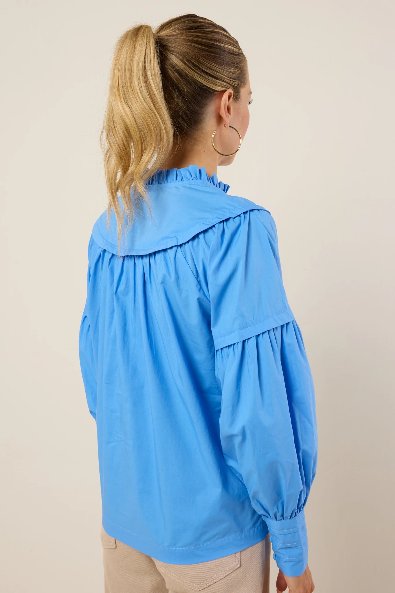 Jody Blue Button Up Top