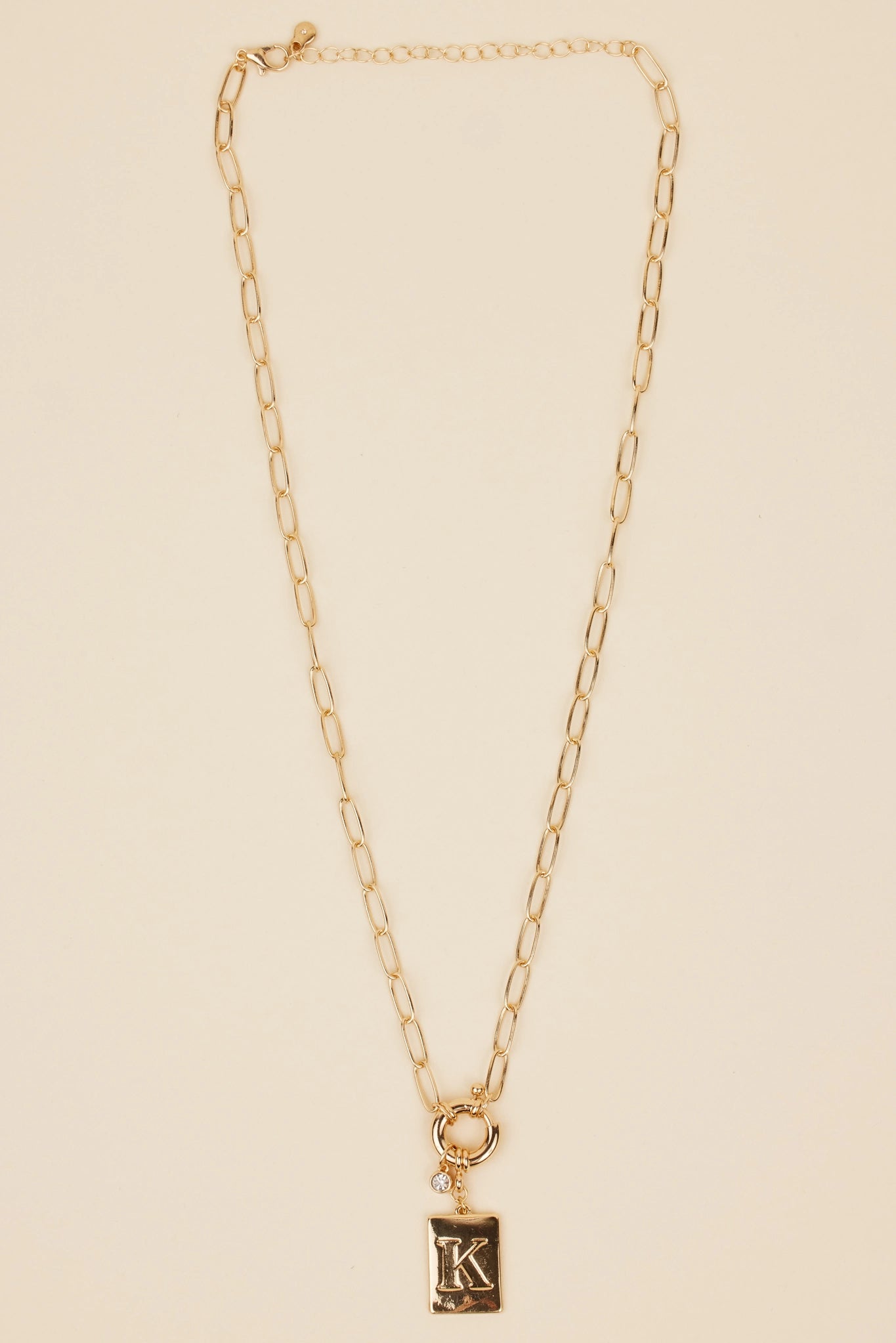 Charm Initial Necklace