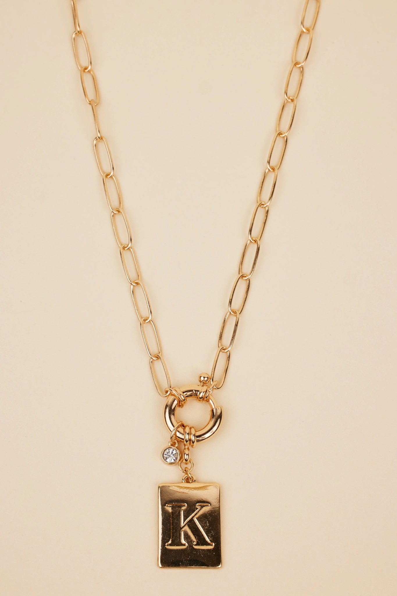Charm Initial Necklace