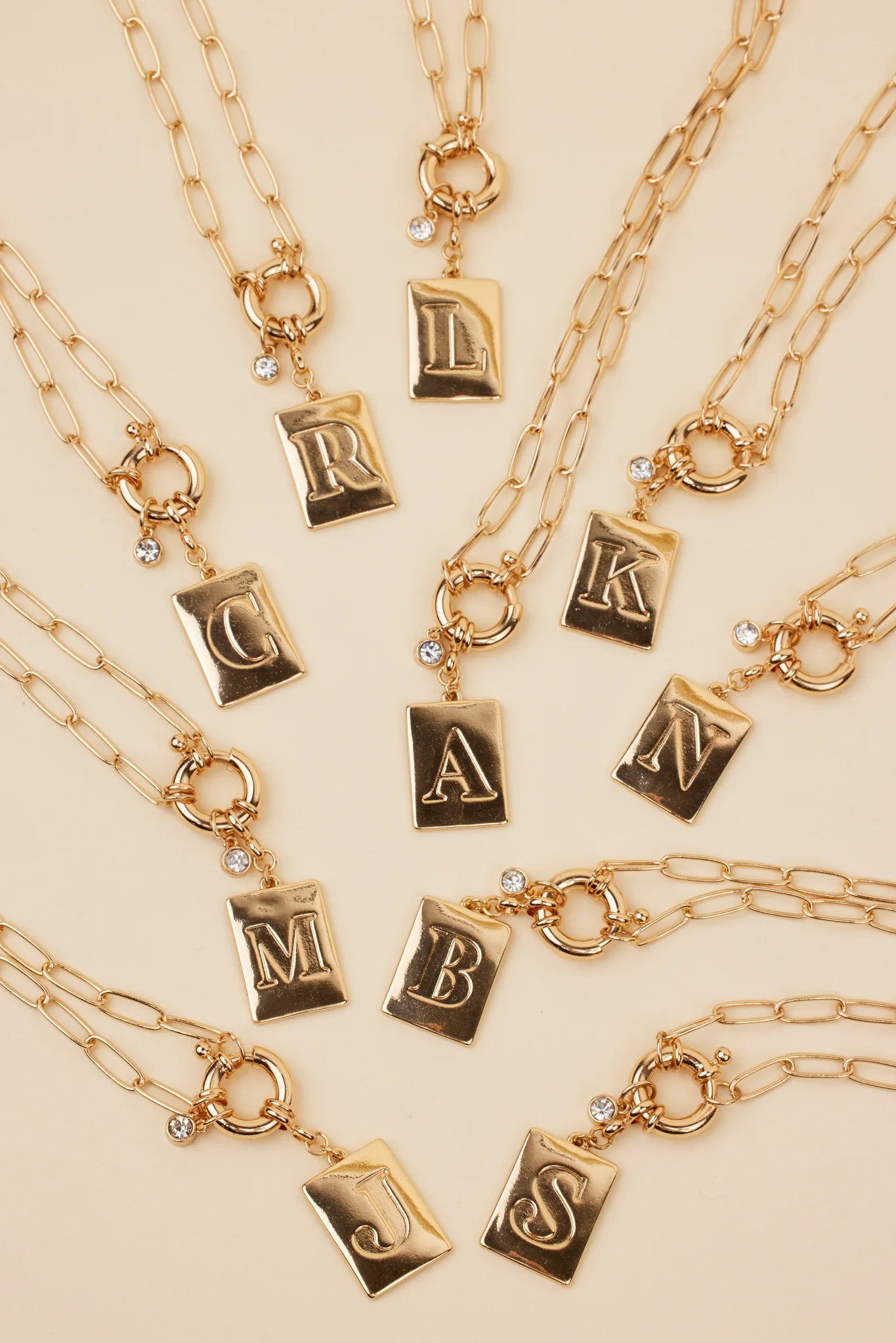 Charm Initial Necklace