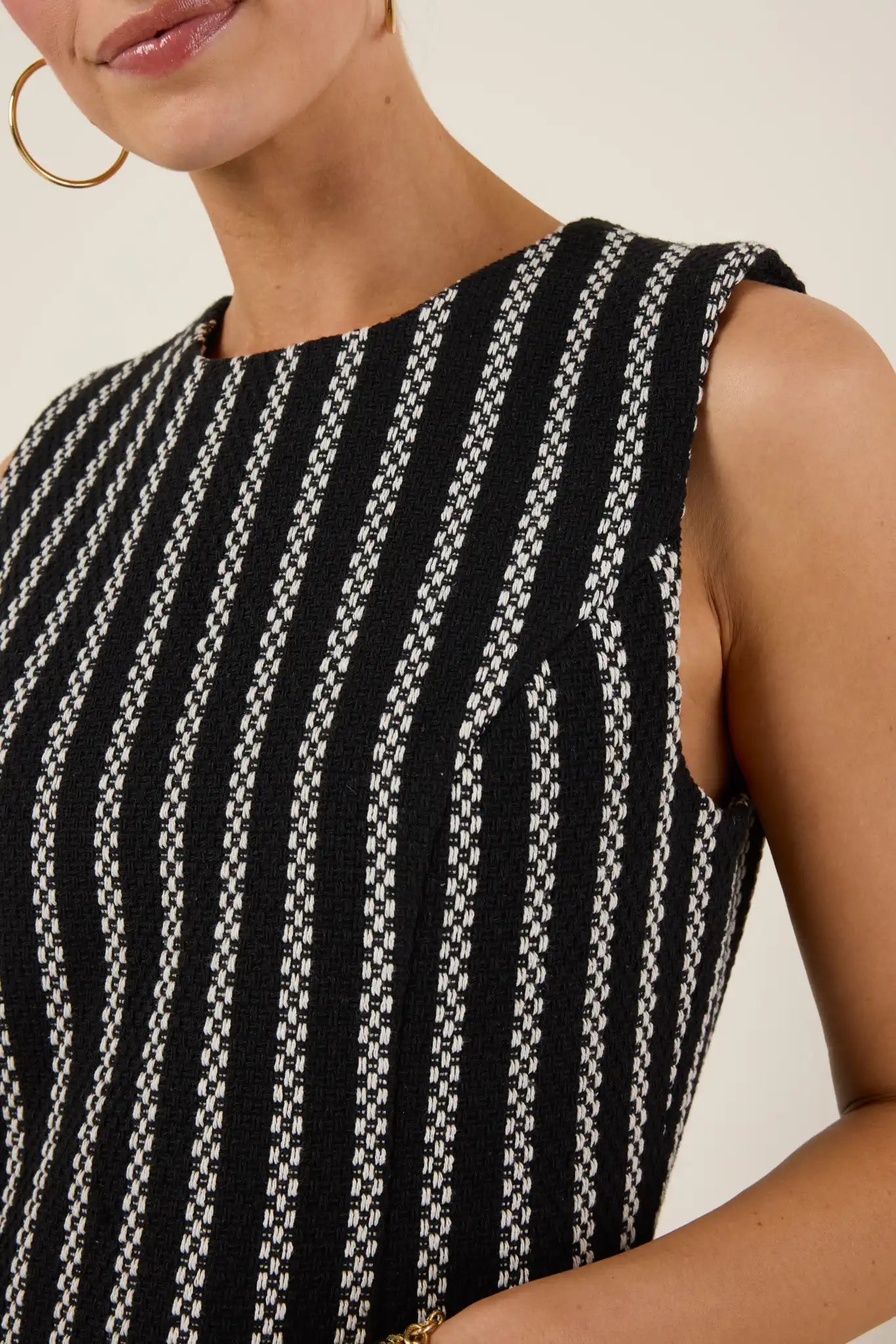 Patricia Striped Short Dress