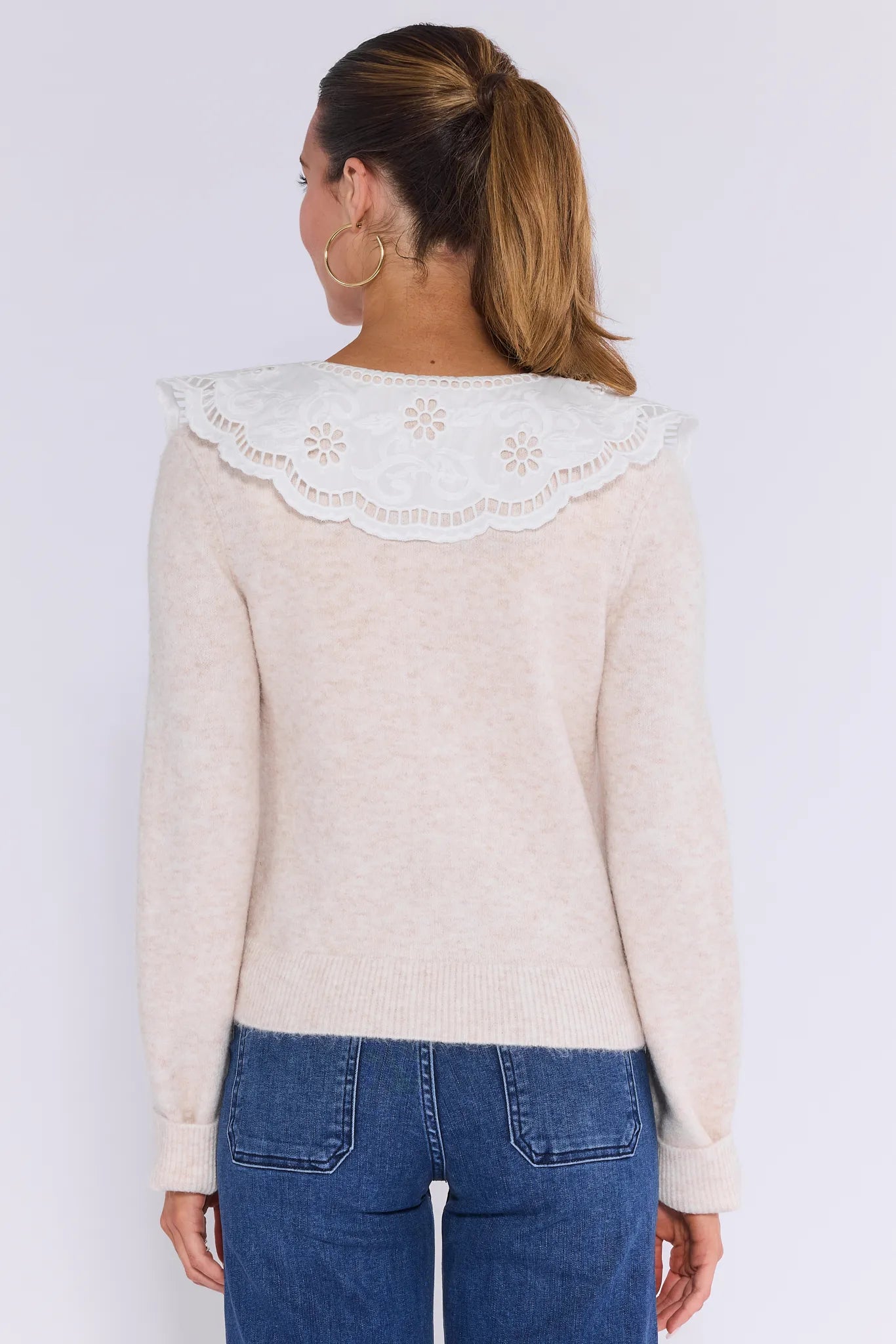 Braelyn Cream Knit Cardigan