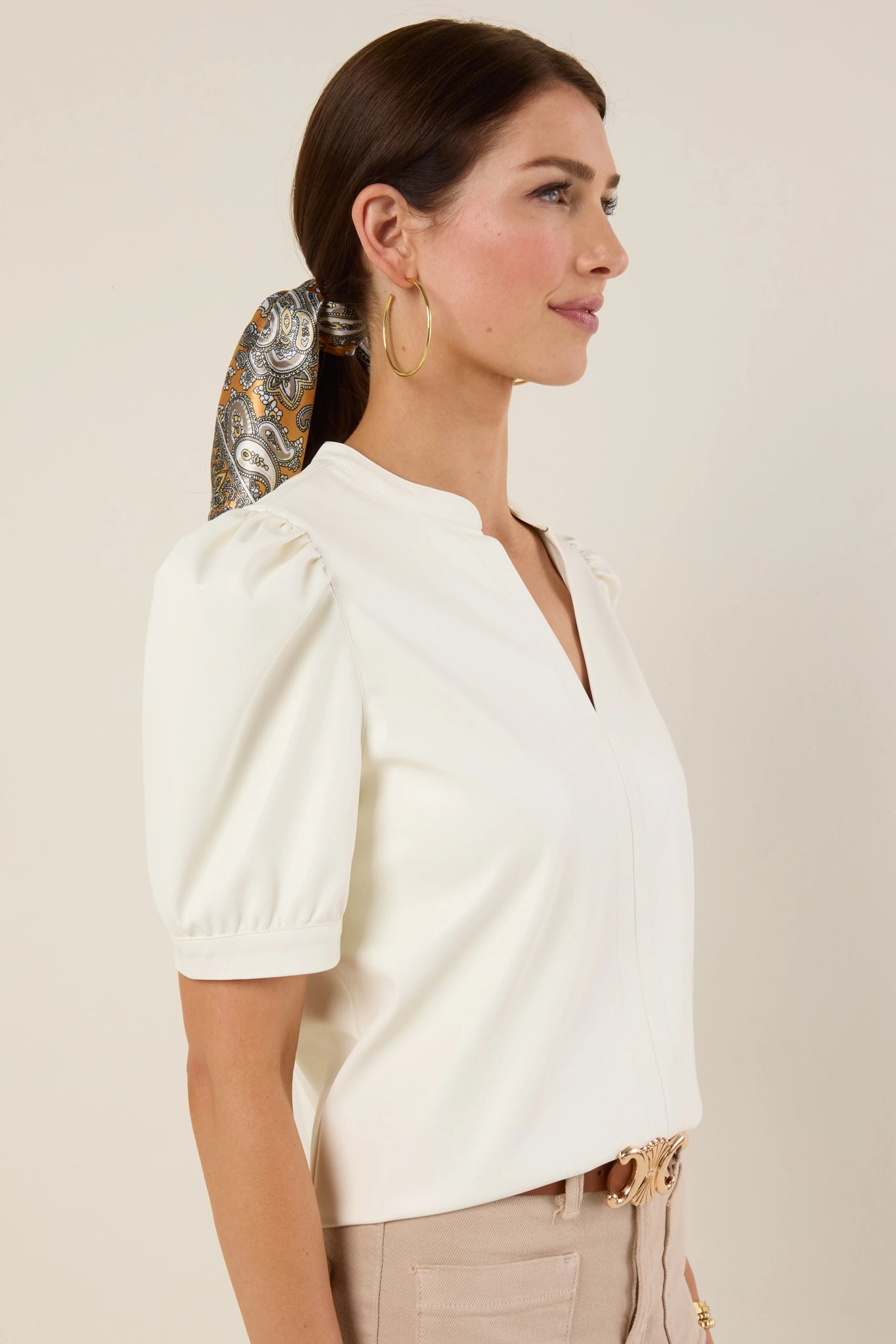 Ariana Top- Cream
