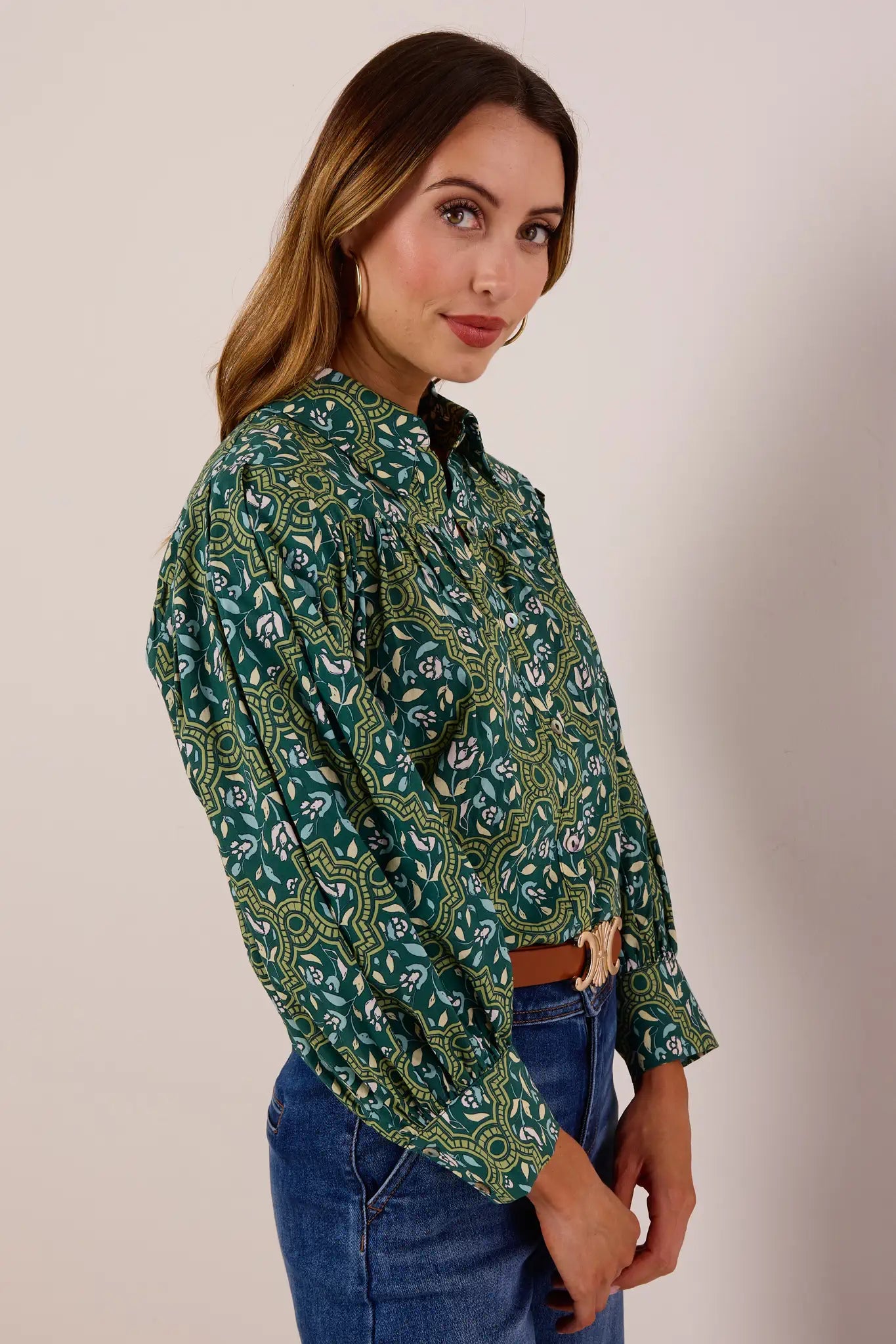 Trudy Top- Olive