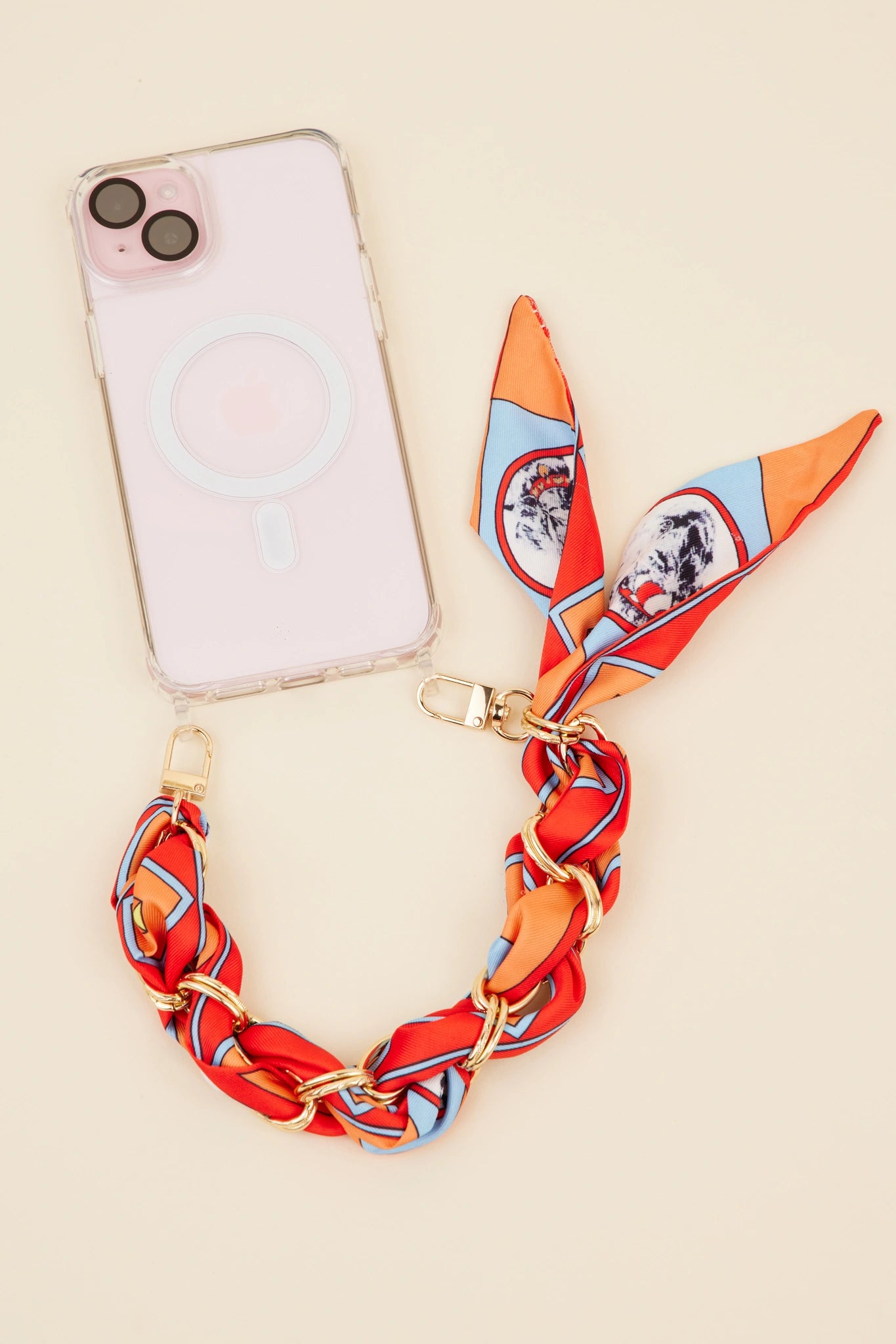 Bailey Phone Wrist Strap- Orange