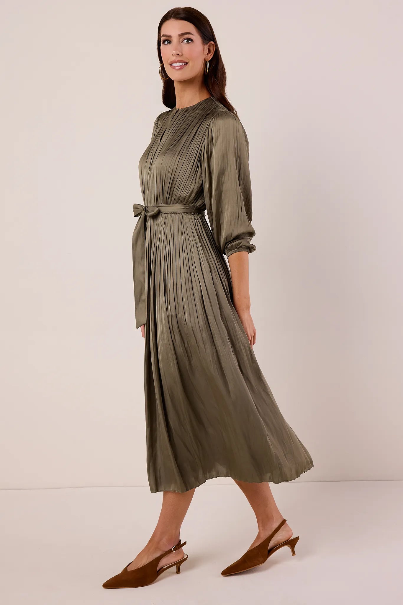 Elsa Olive Maxi Dress