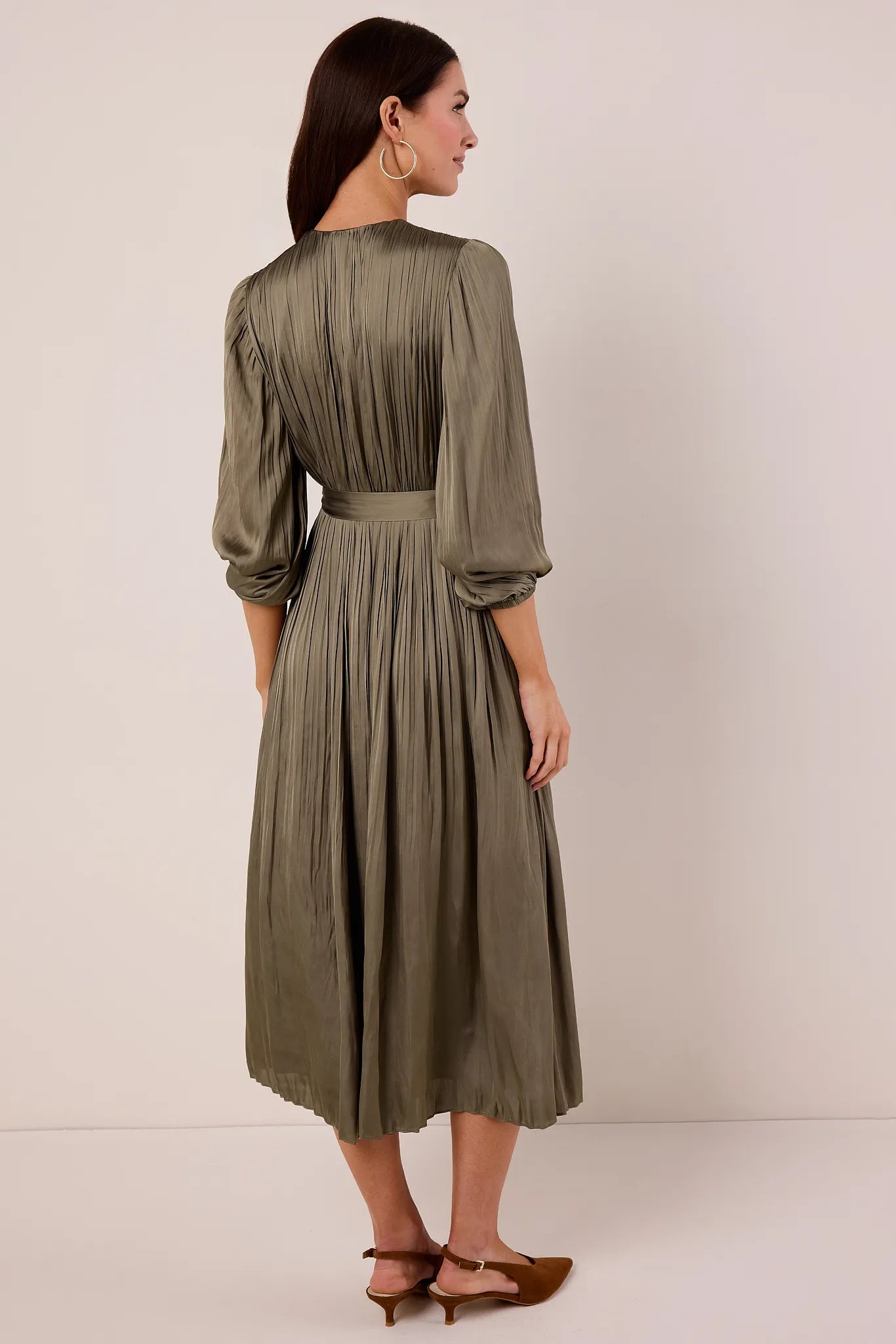 Elsa Olive Maxi Dress
