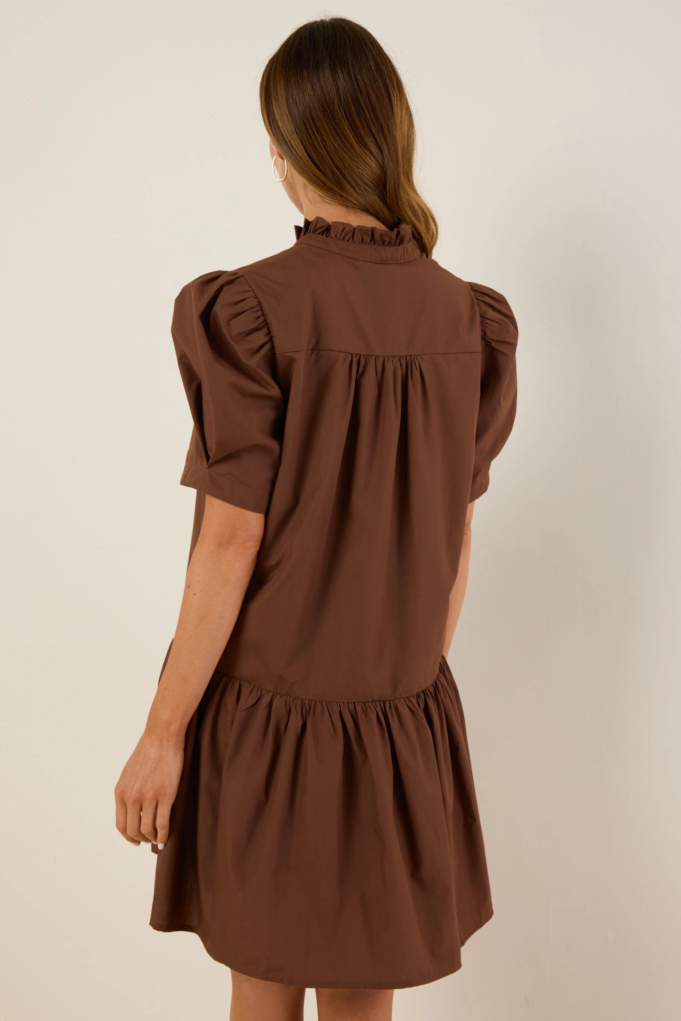 Reena Dress- Brown