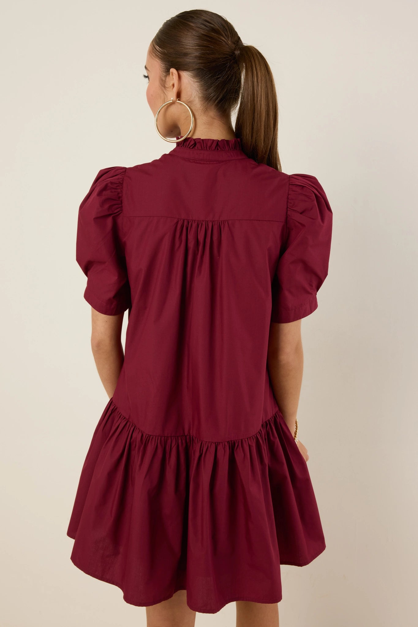 Reena Dress- Maroon