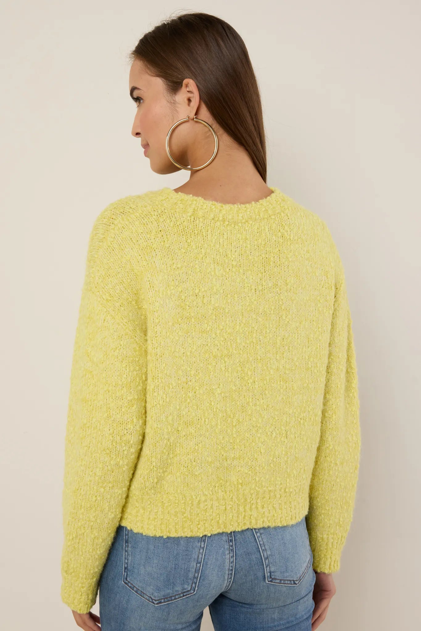 Irene Yellow Knit Sweater