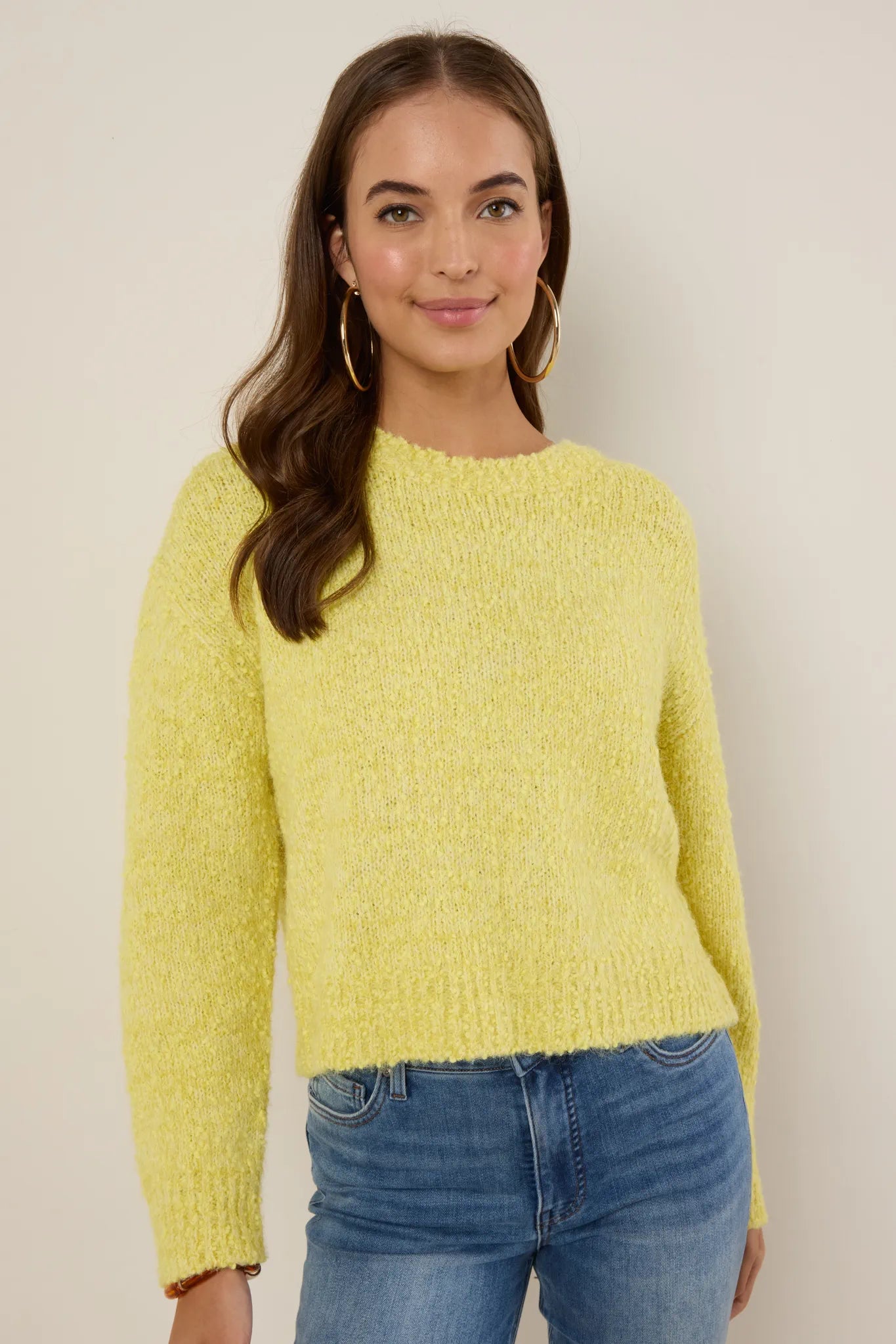 Irene Yellow Knit Sweater