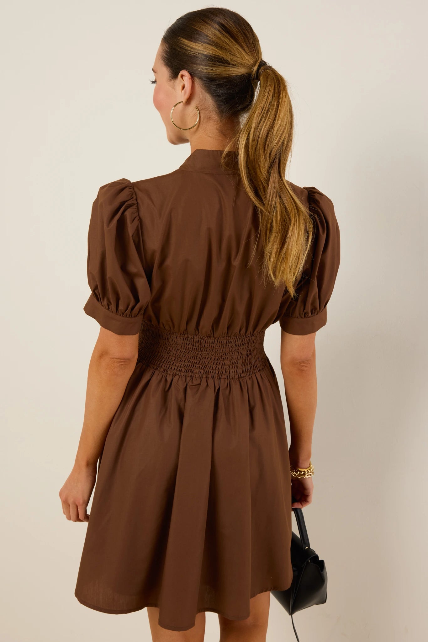 Audra Dress- Brown