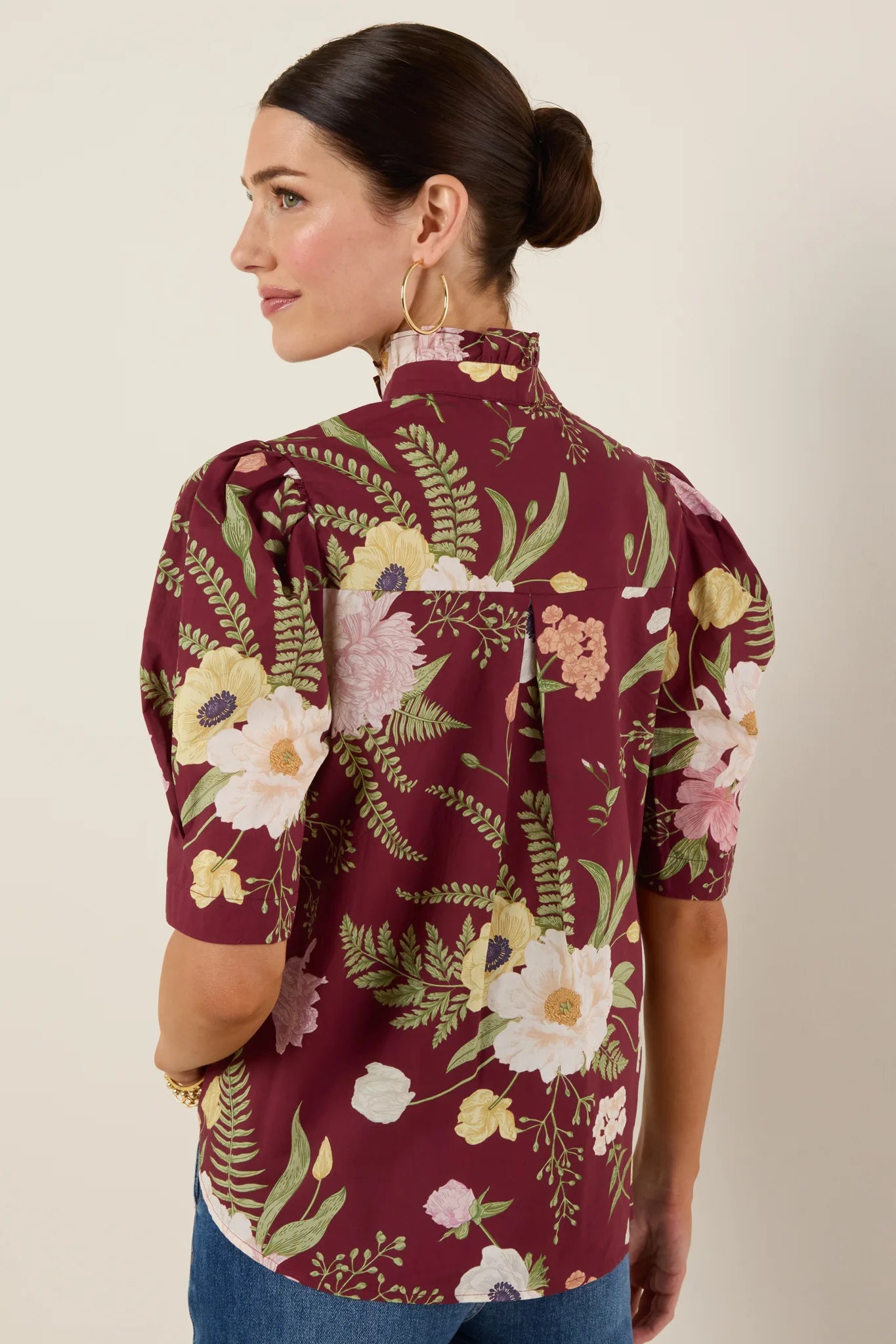 Patricia Top- Burgundy