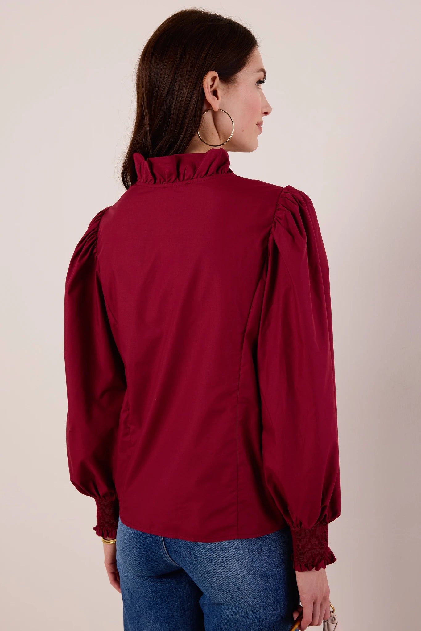 Constance Top- Burgundy