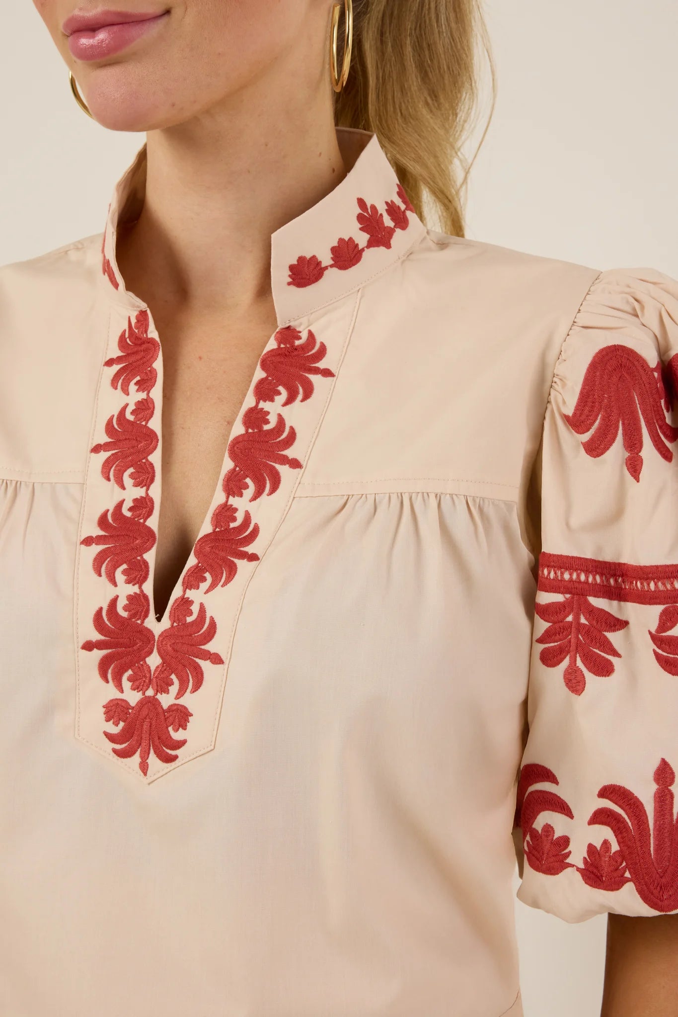 Lyla Top- Cream