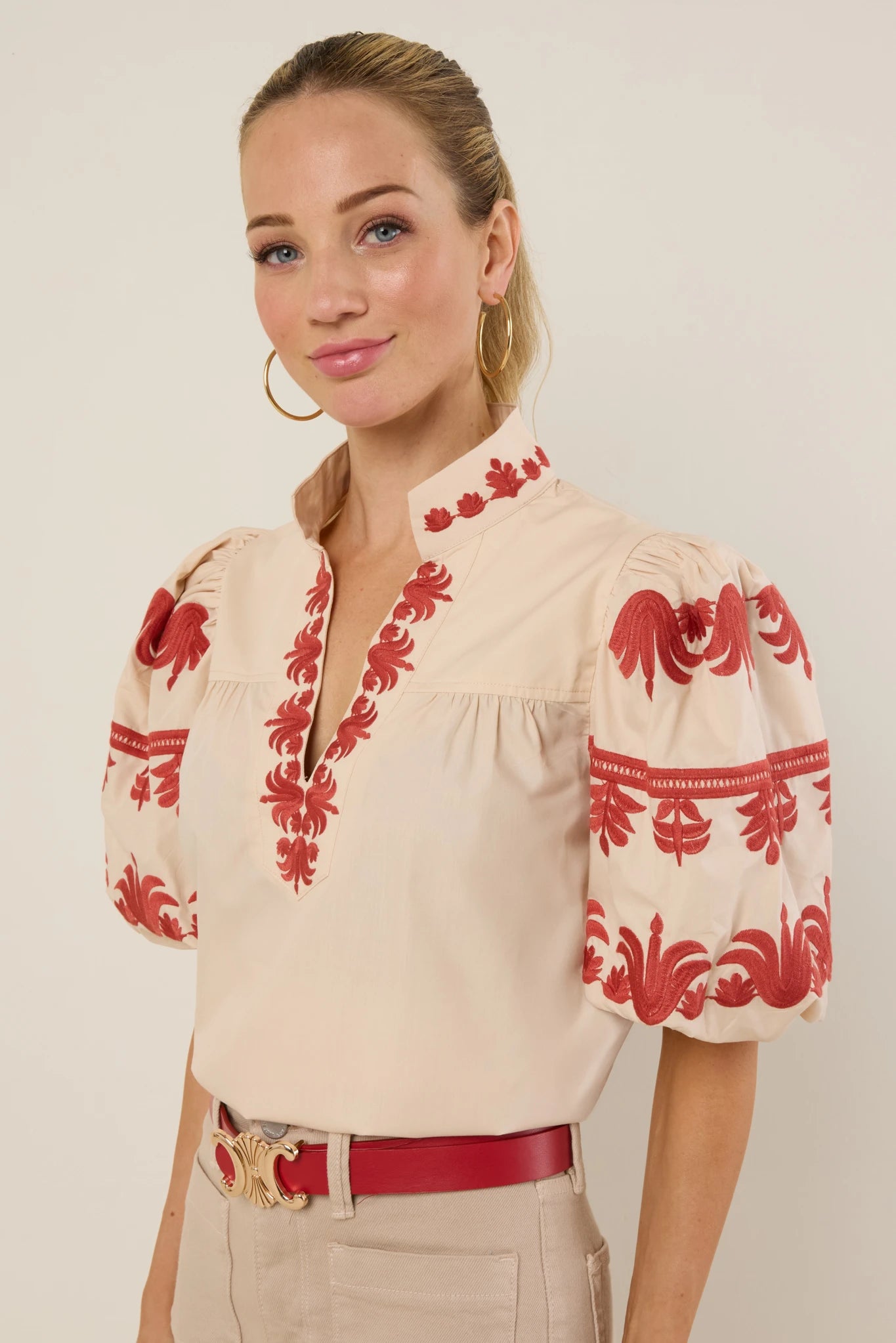 Lyla Top- Cream