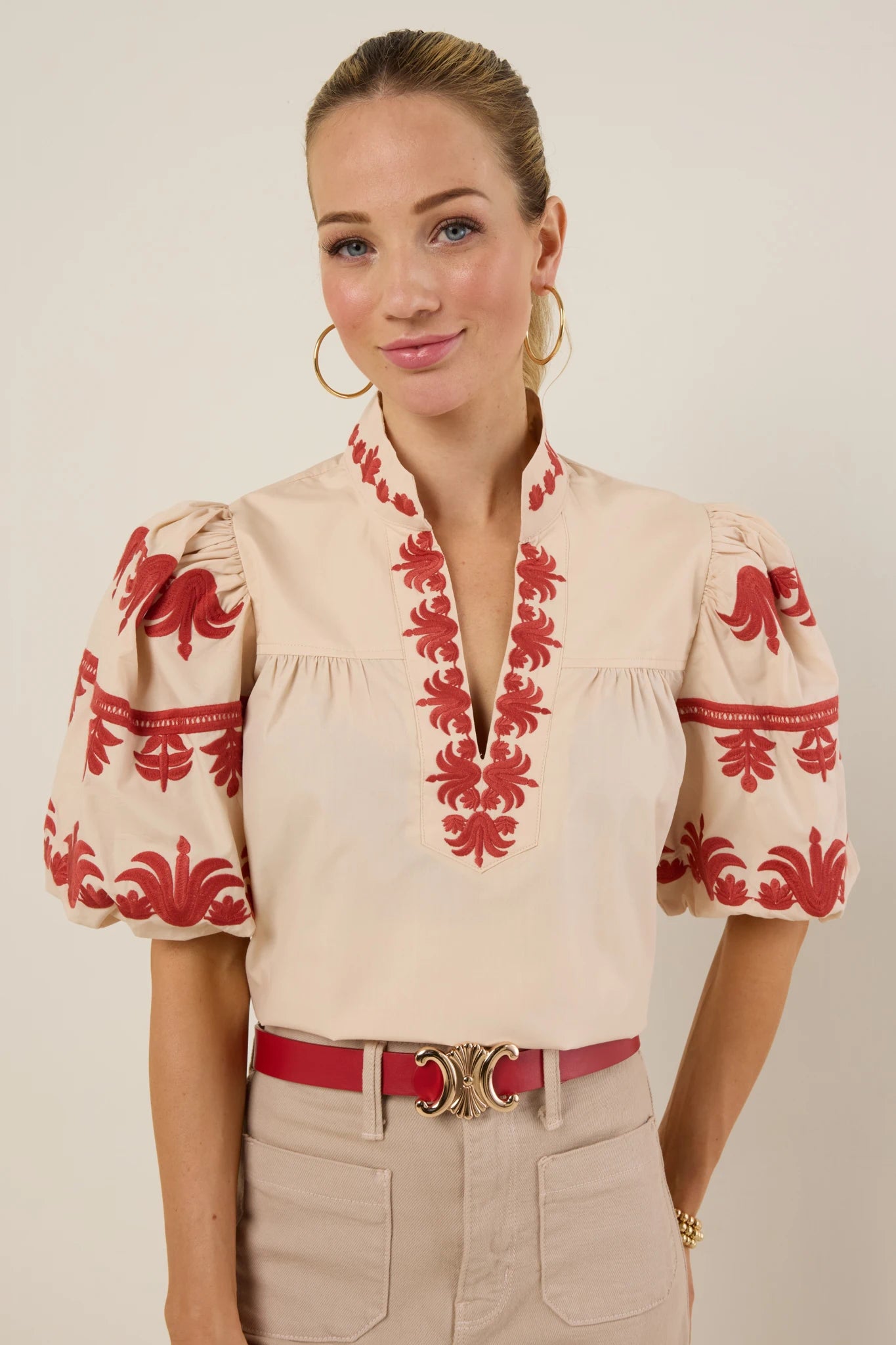 Lyla Top- Cream