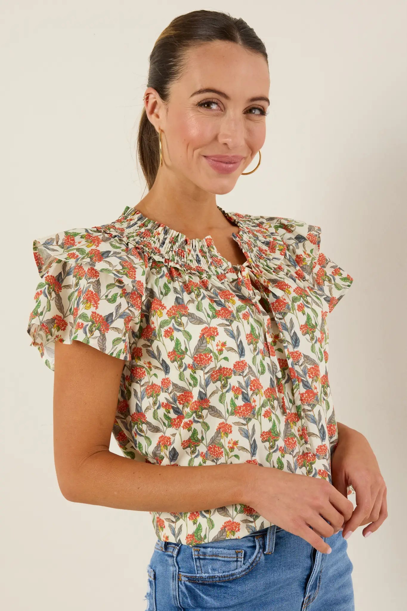 Annalyn Top- Orange