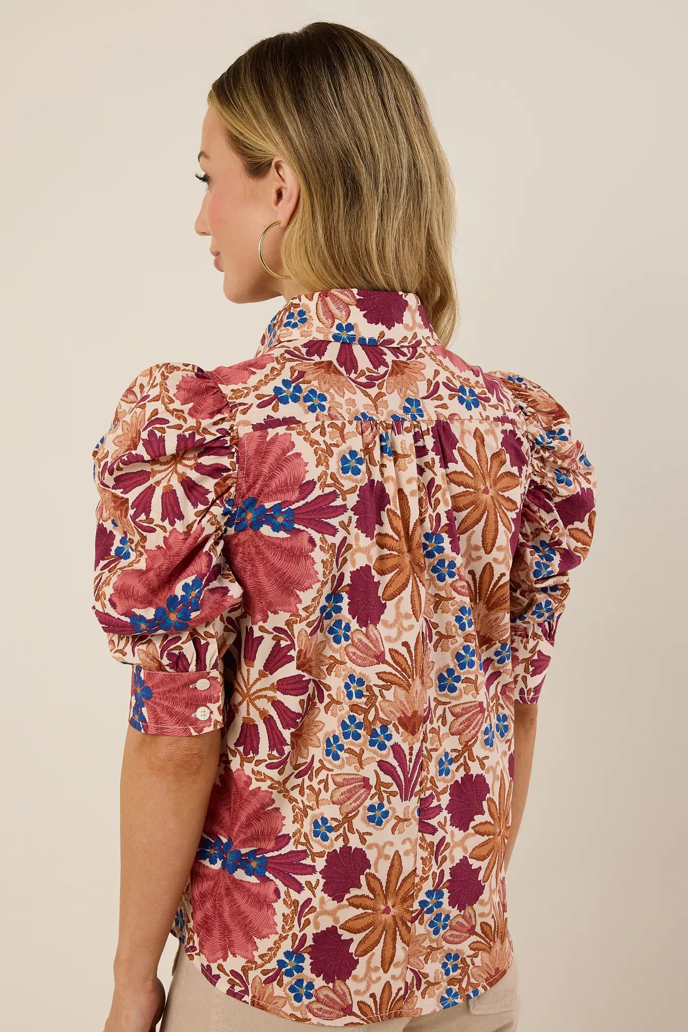 Gretchen Top- Maroon