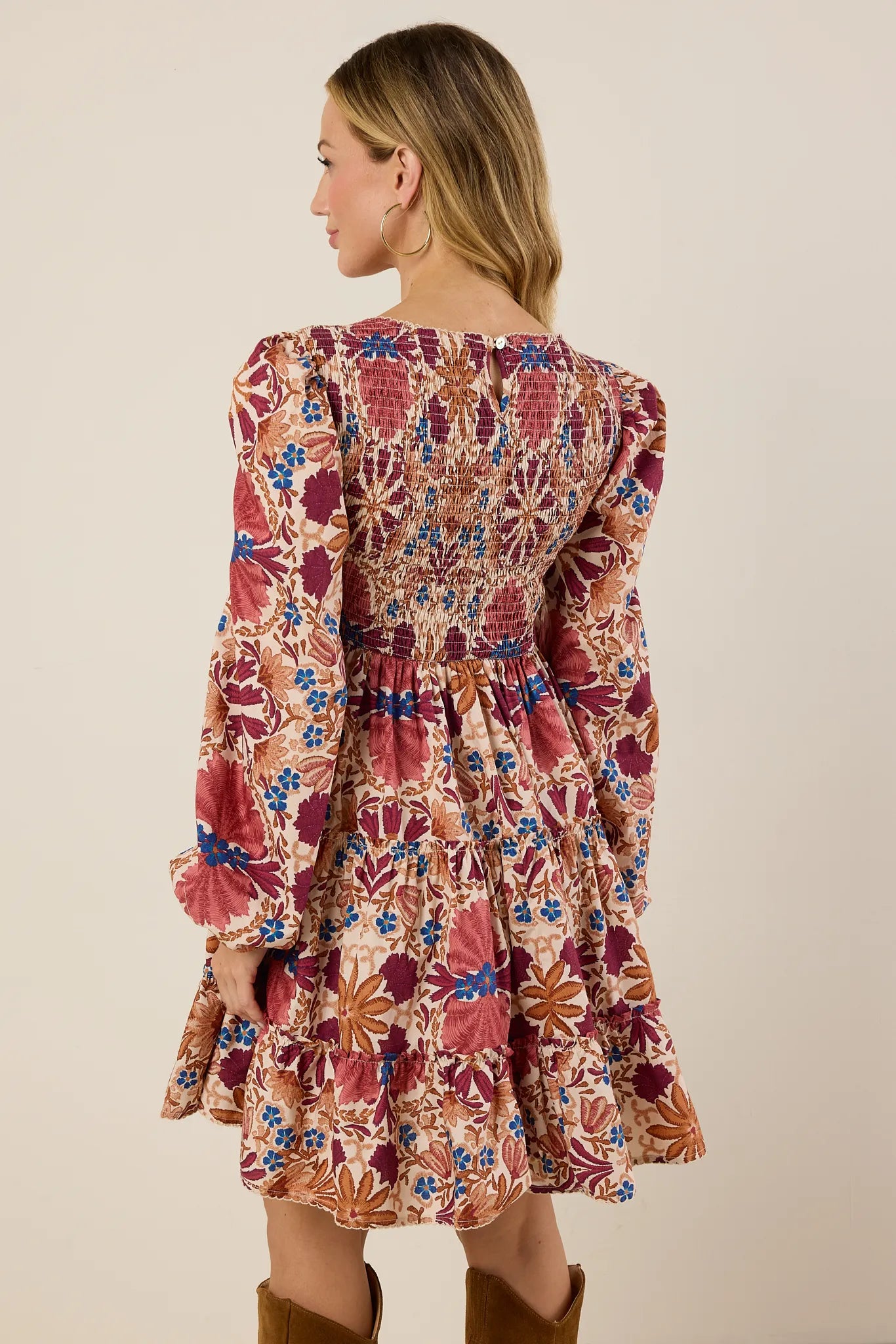Sally Dress- Maroon