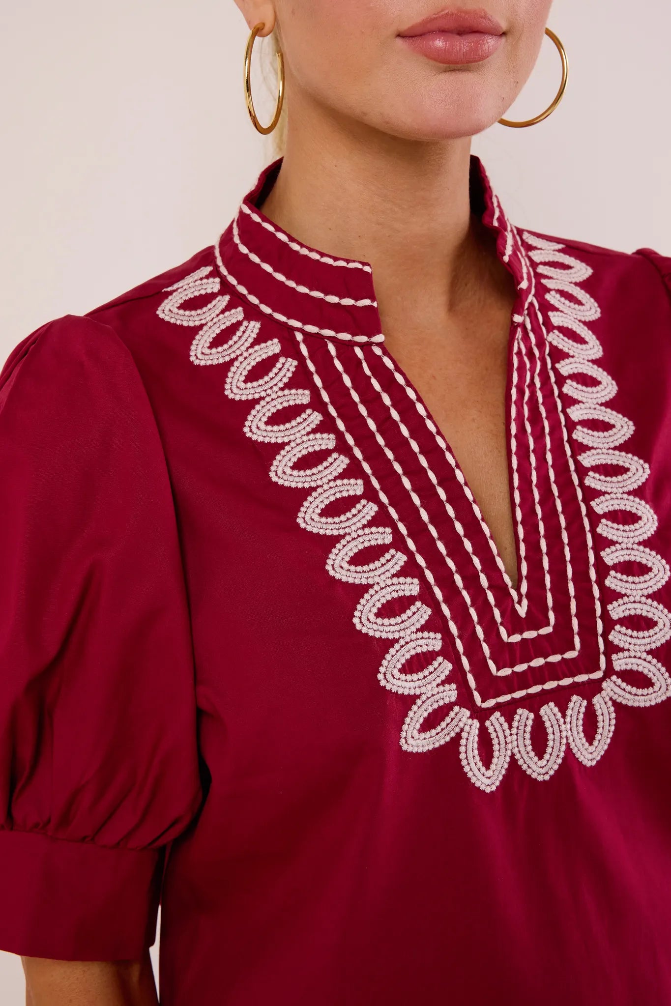 Lilith Top- Maroon