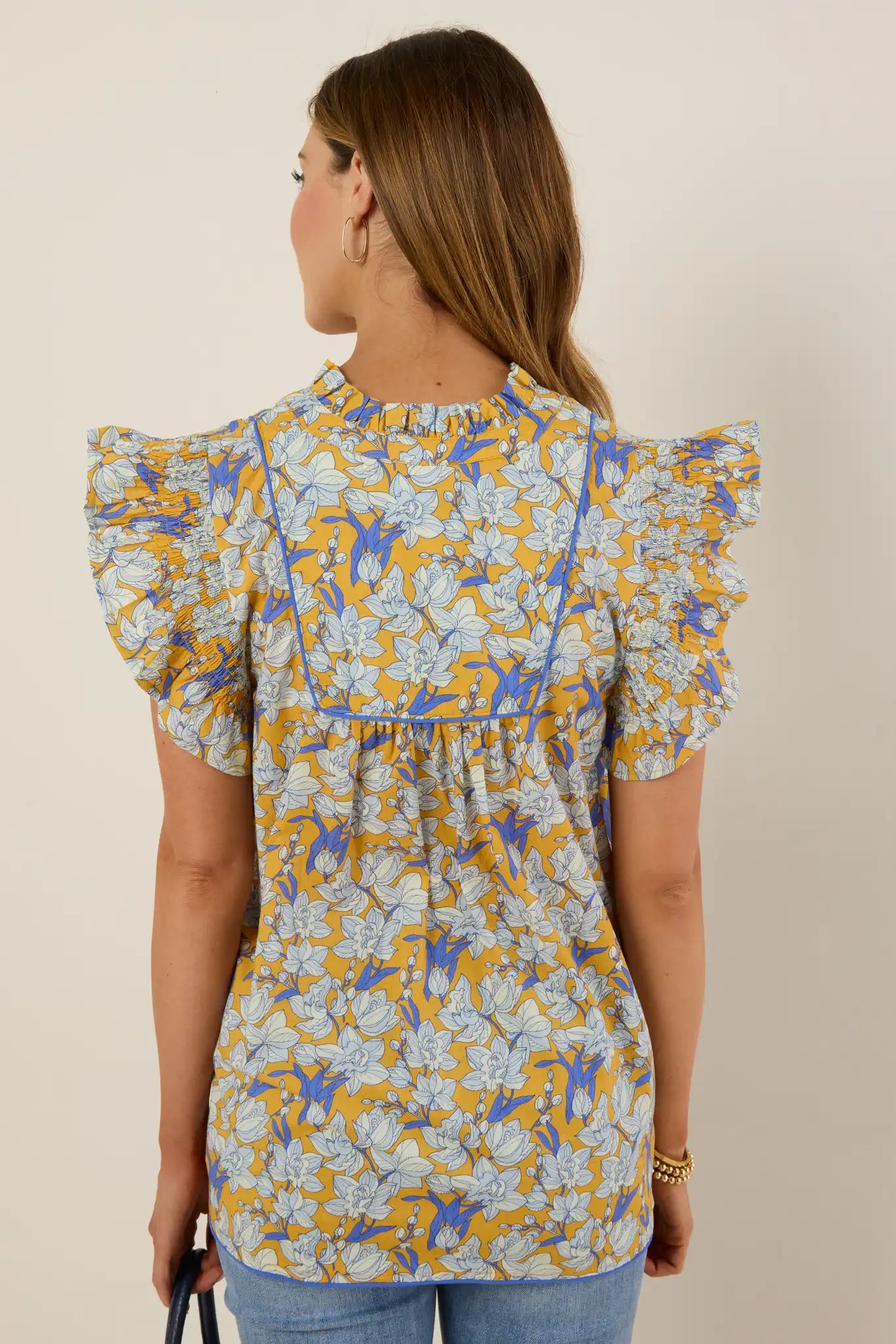 Carson Top- Yellow