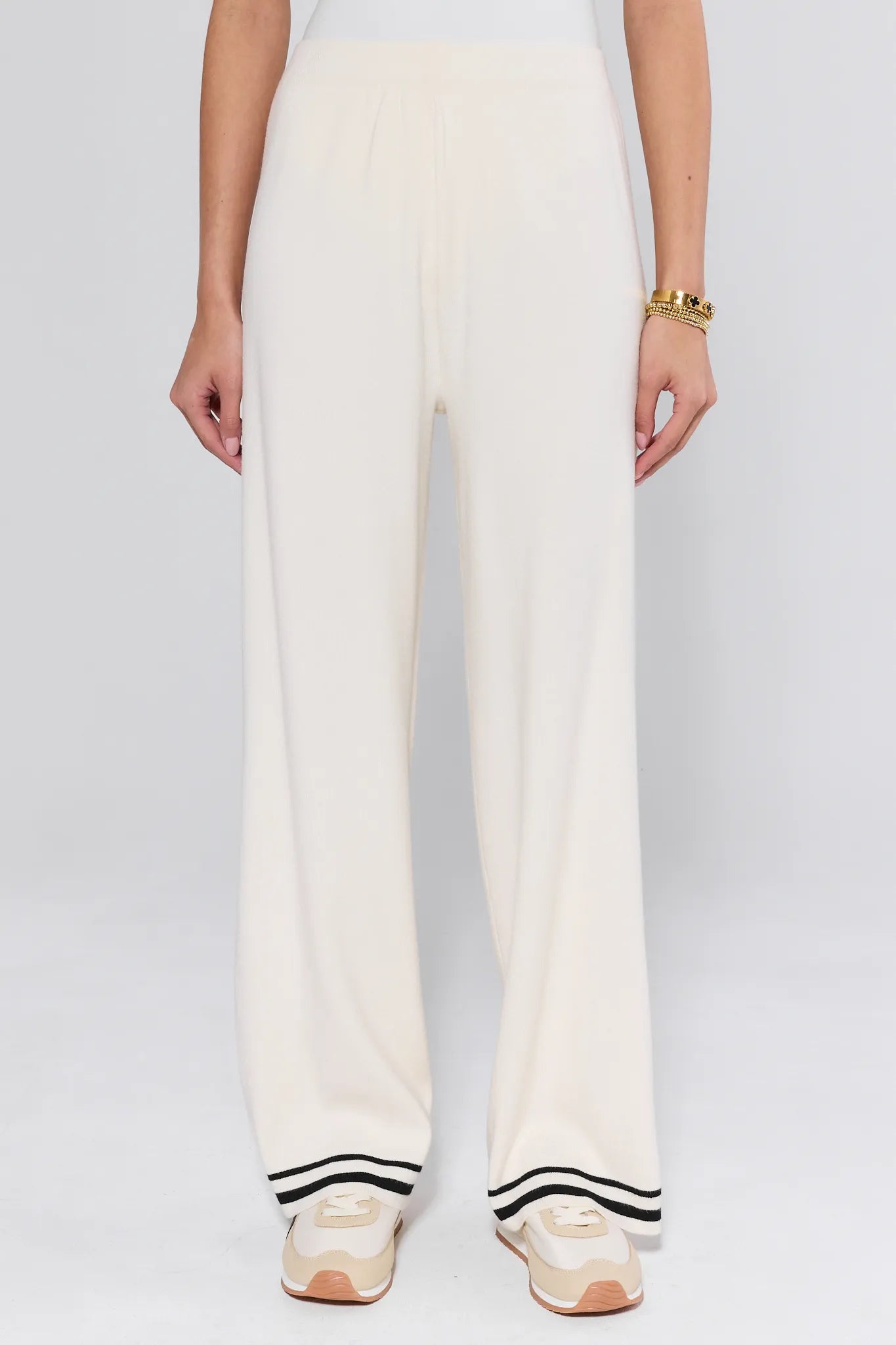 Lexie Ivory Knit Pants | Women's Clothing