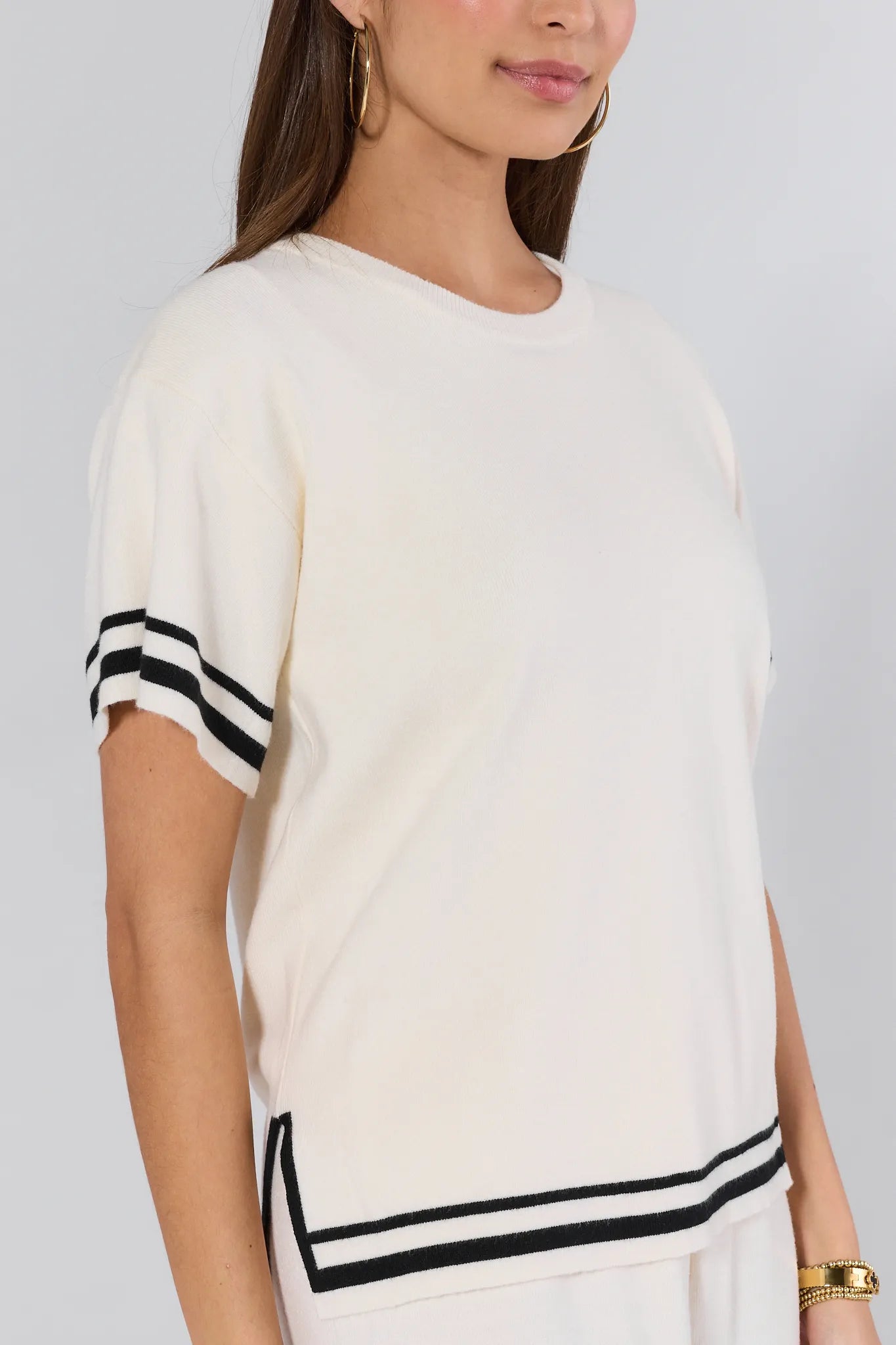 Lexie Ivory Knit Top