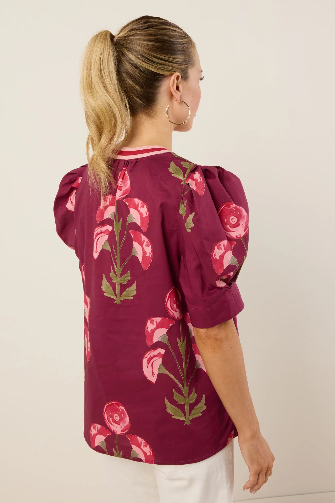 Madison Top- Maroon