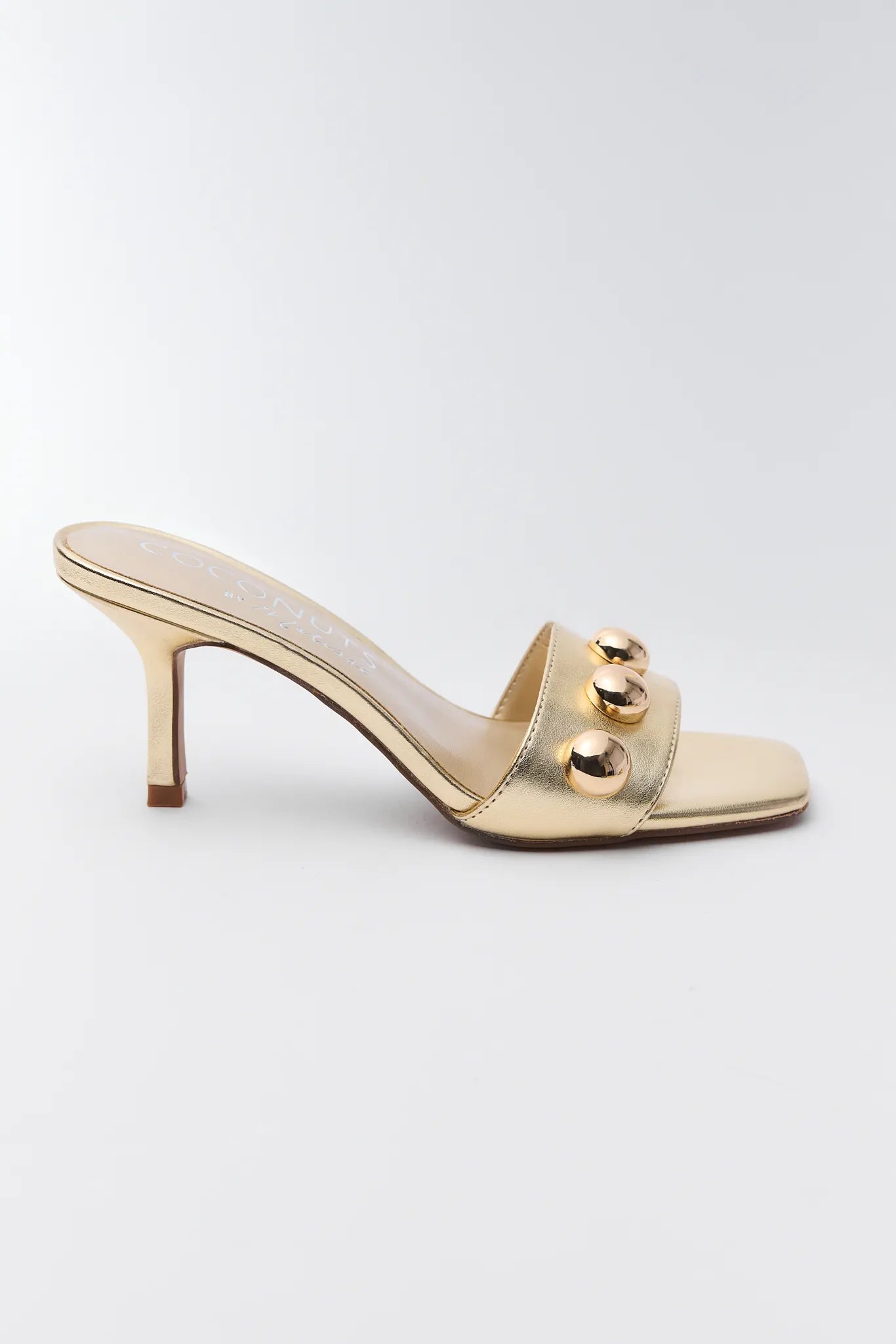 Thea Gold Kitten Heels