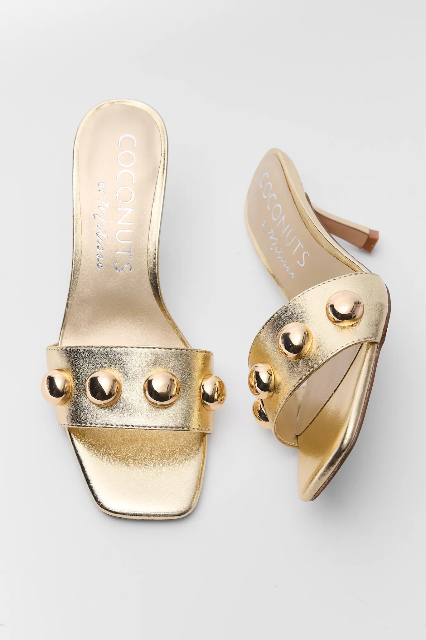 Thea Gold Kitten Heels