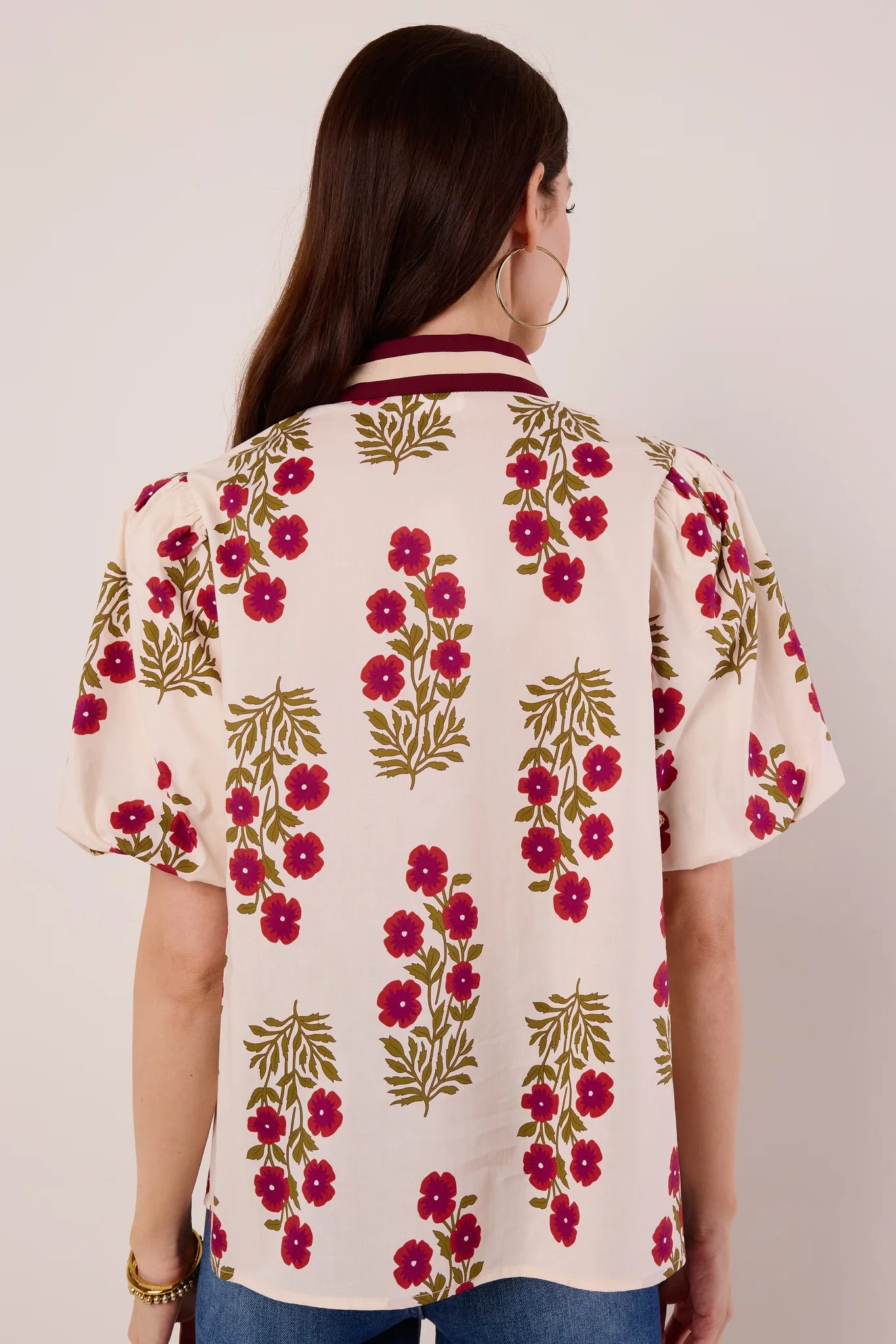 Lonnie Floral Puff Sleeve Top