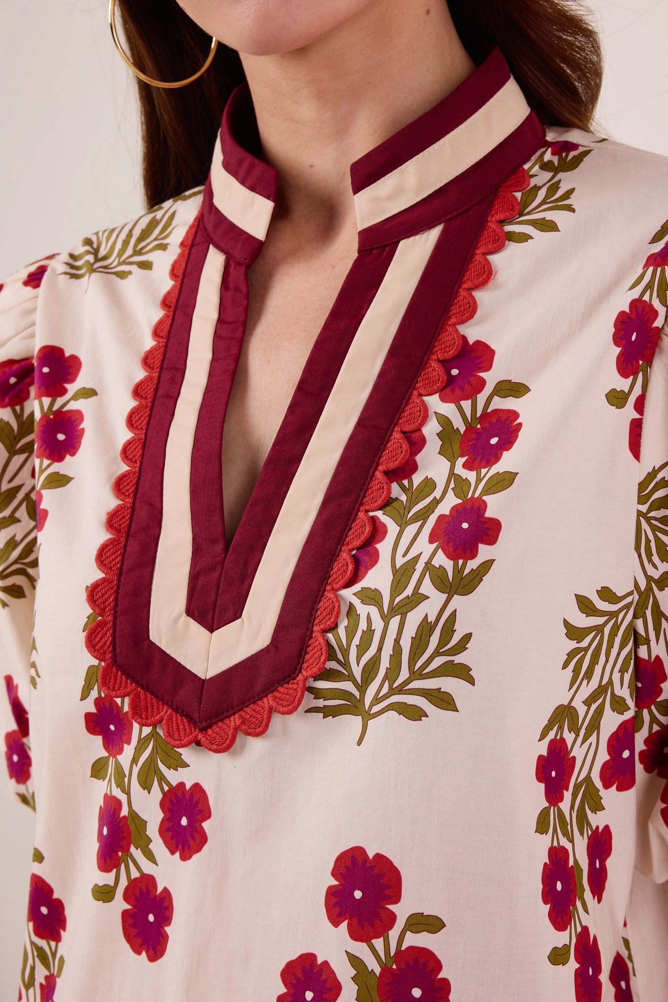 Lonnie Floral Puff Sleeve Top