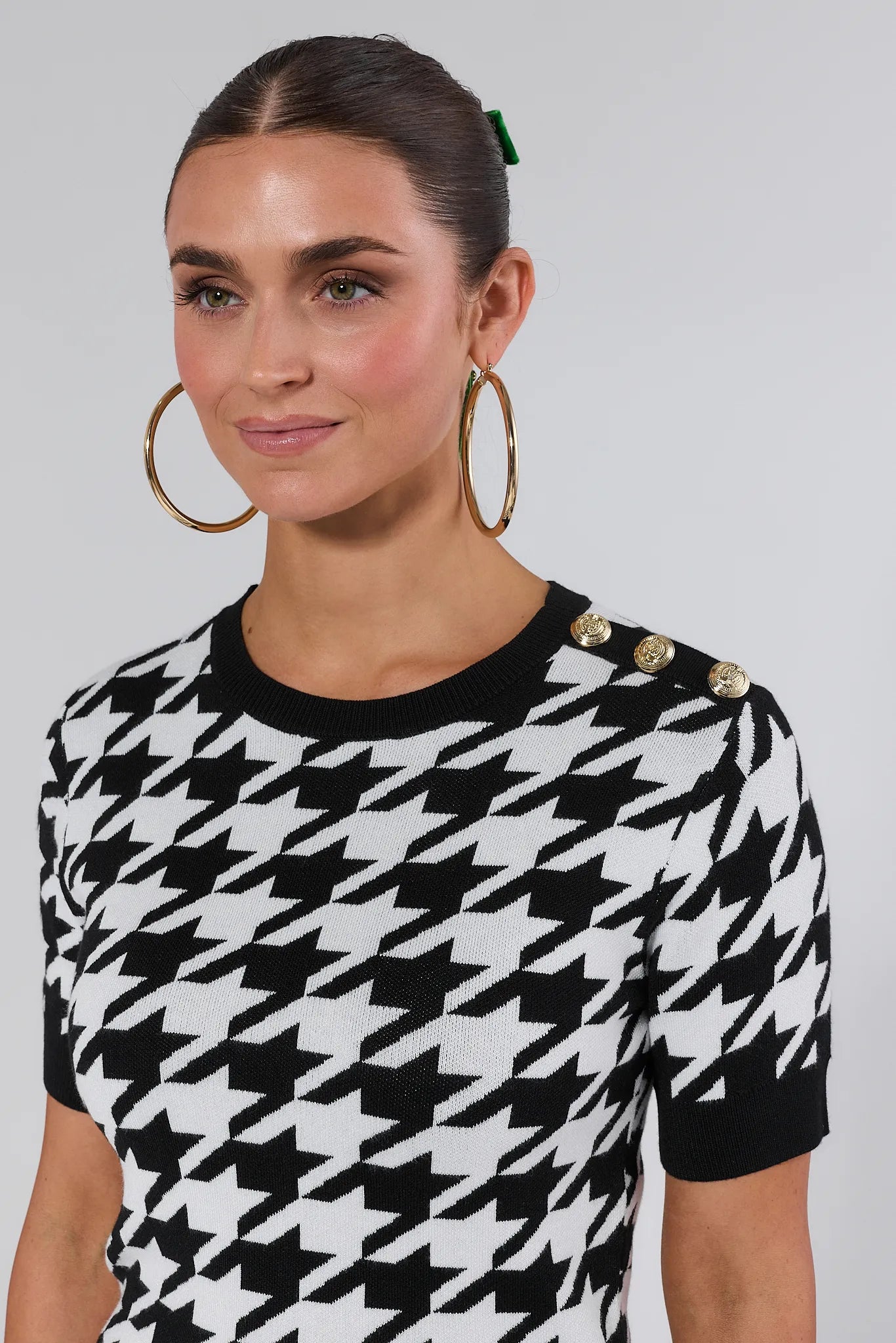 Bryant Houndstooth Knit Sweater