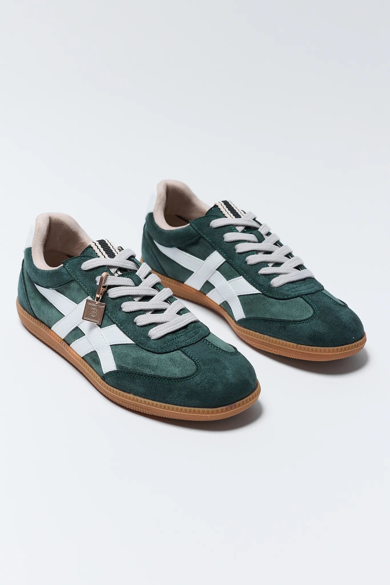 Sasha Green Sporty Sneakers
