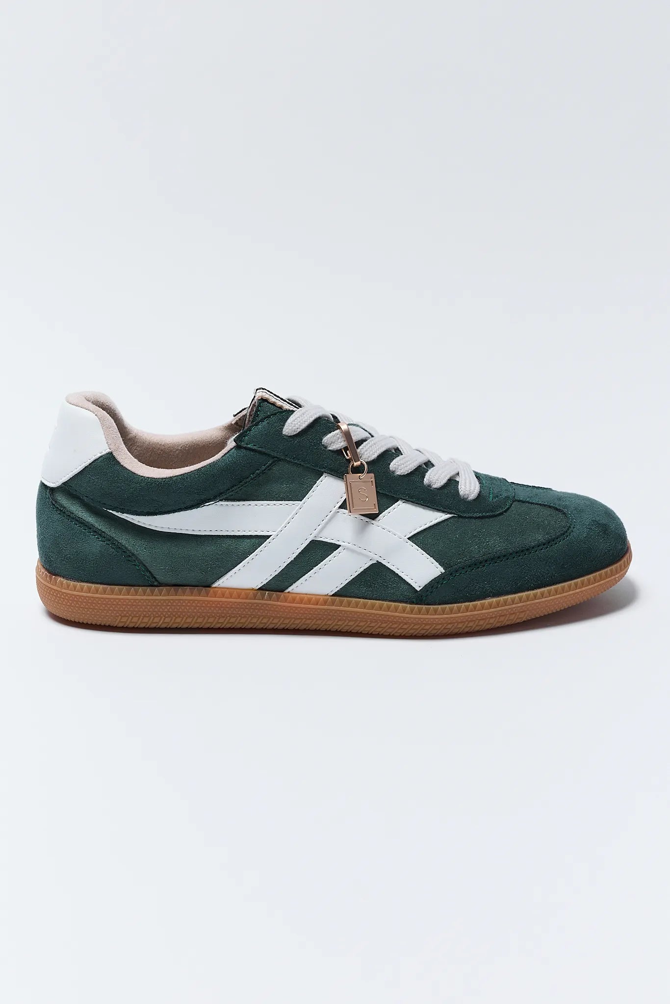 Sasha Green Sporty Sneakers