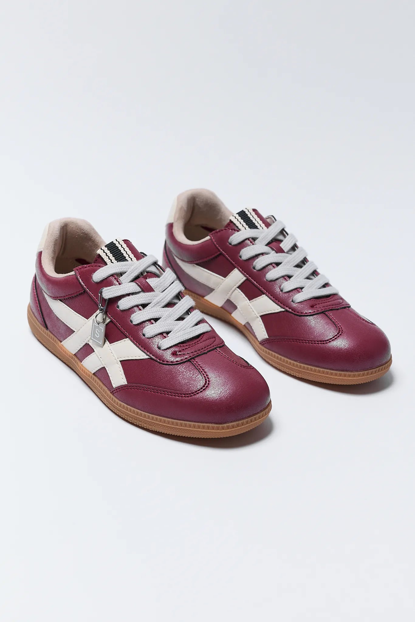 Sasha Cranberry Sporty Sneakers